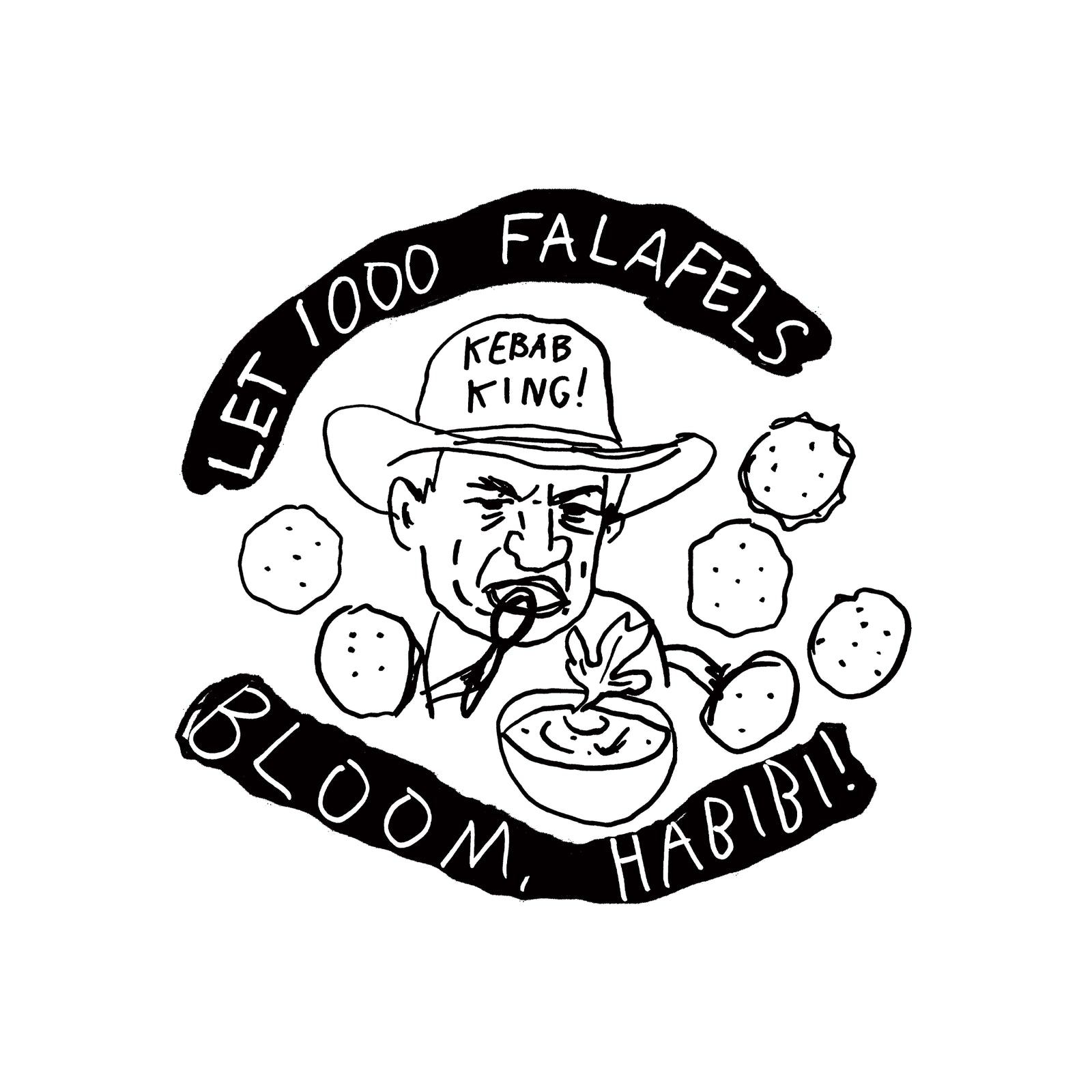 1000 Falafels Tee