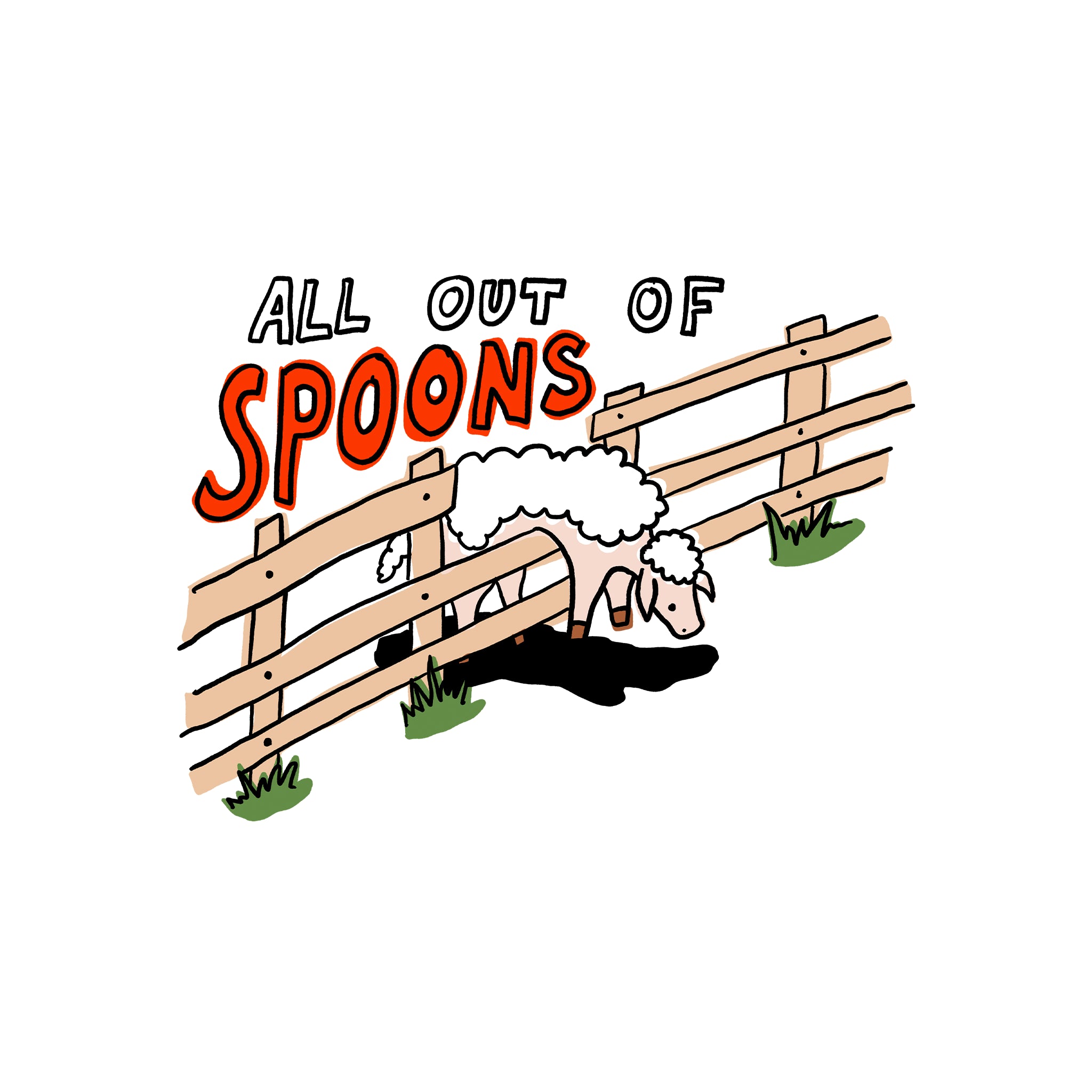 All Out Of Spoons Tee