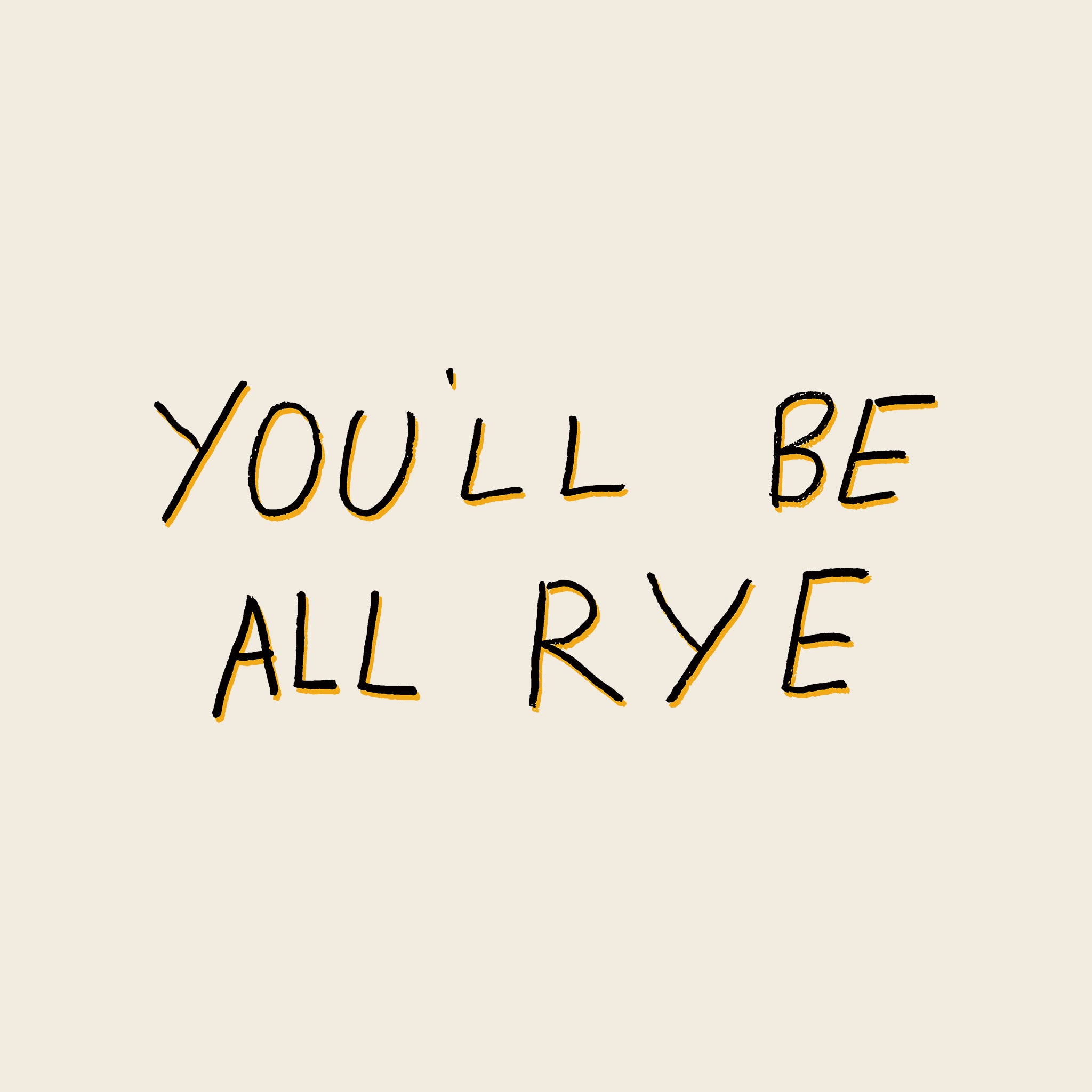 All Rye Tee