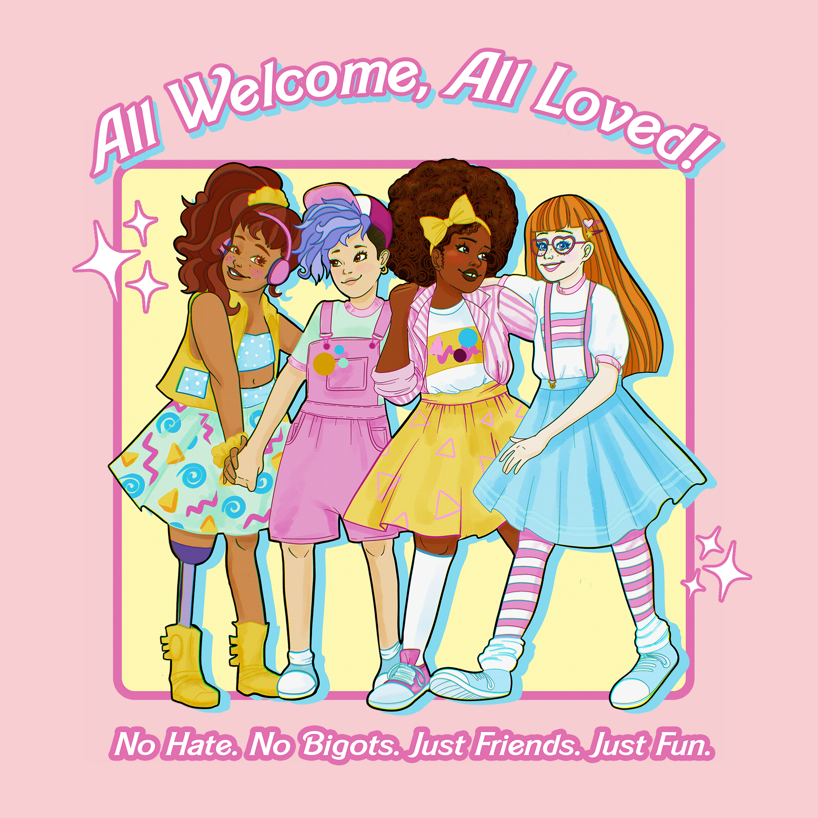 All Welcome Jumper jumper by Lonely Kids Club