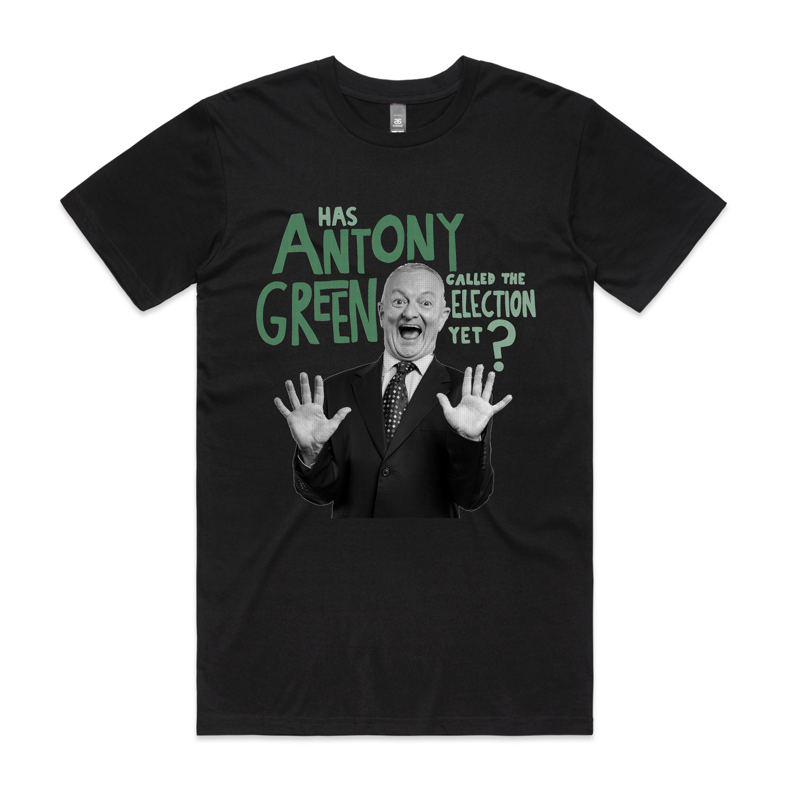 Antony Green T-Shirt by Lonely Kids Club. Designed, printed and packed from Sydney. Ethically made with 100% premium cotton.
