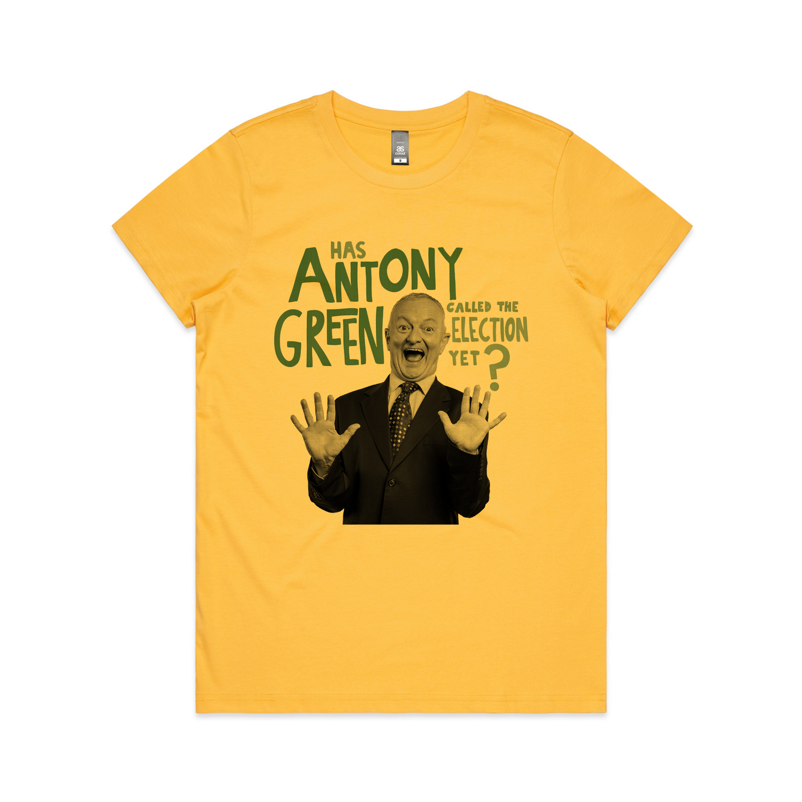 Antony Green T-Shirt by Lonely Kids Club. Designed, printed and packed from Sydney. Ethically made with 100% premium cotton.