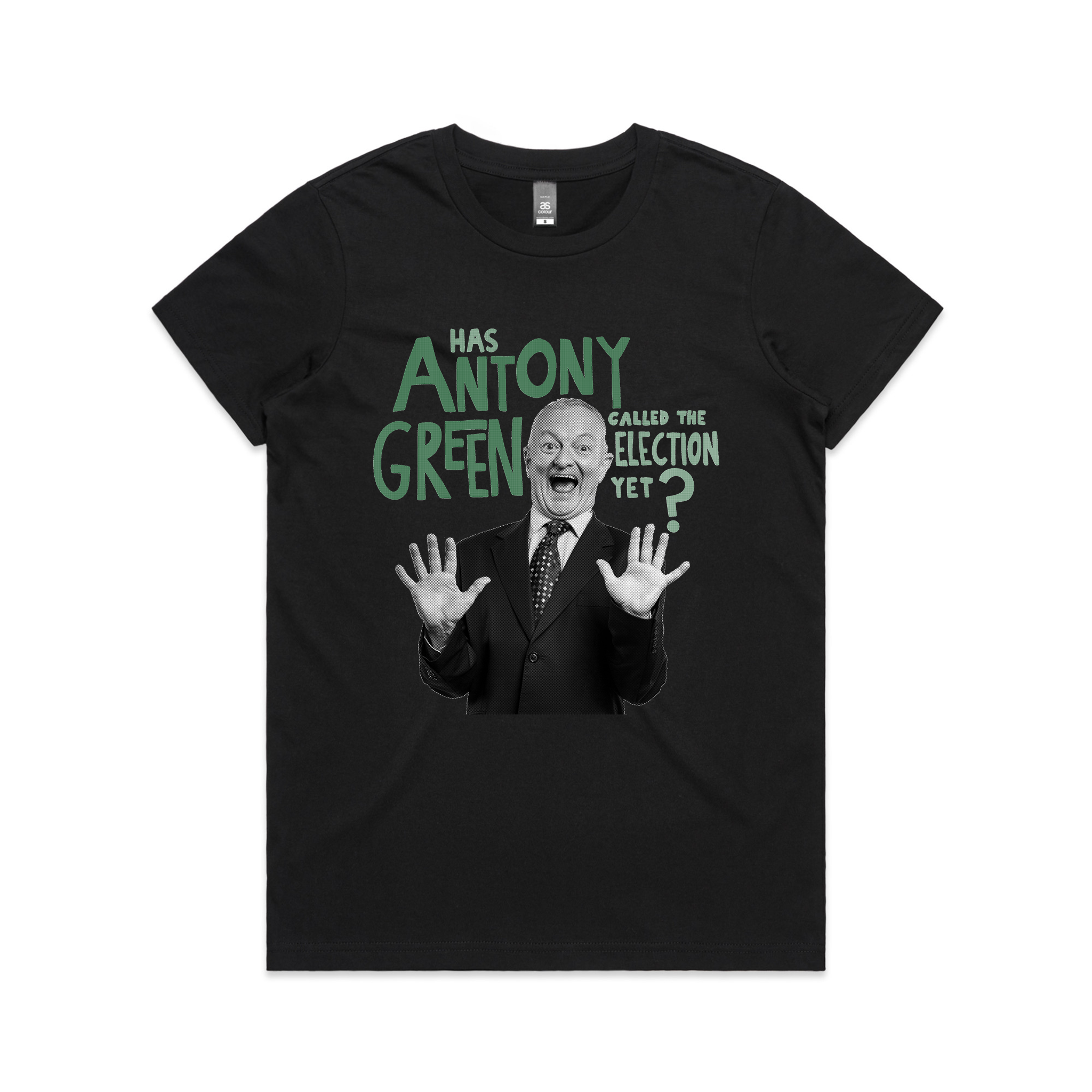 Antony Green T-Shirt by Lonely Kids Club. Designed, printed and packed from Sydney. Ethically made with 100% premium cotton.