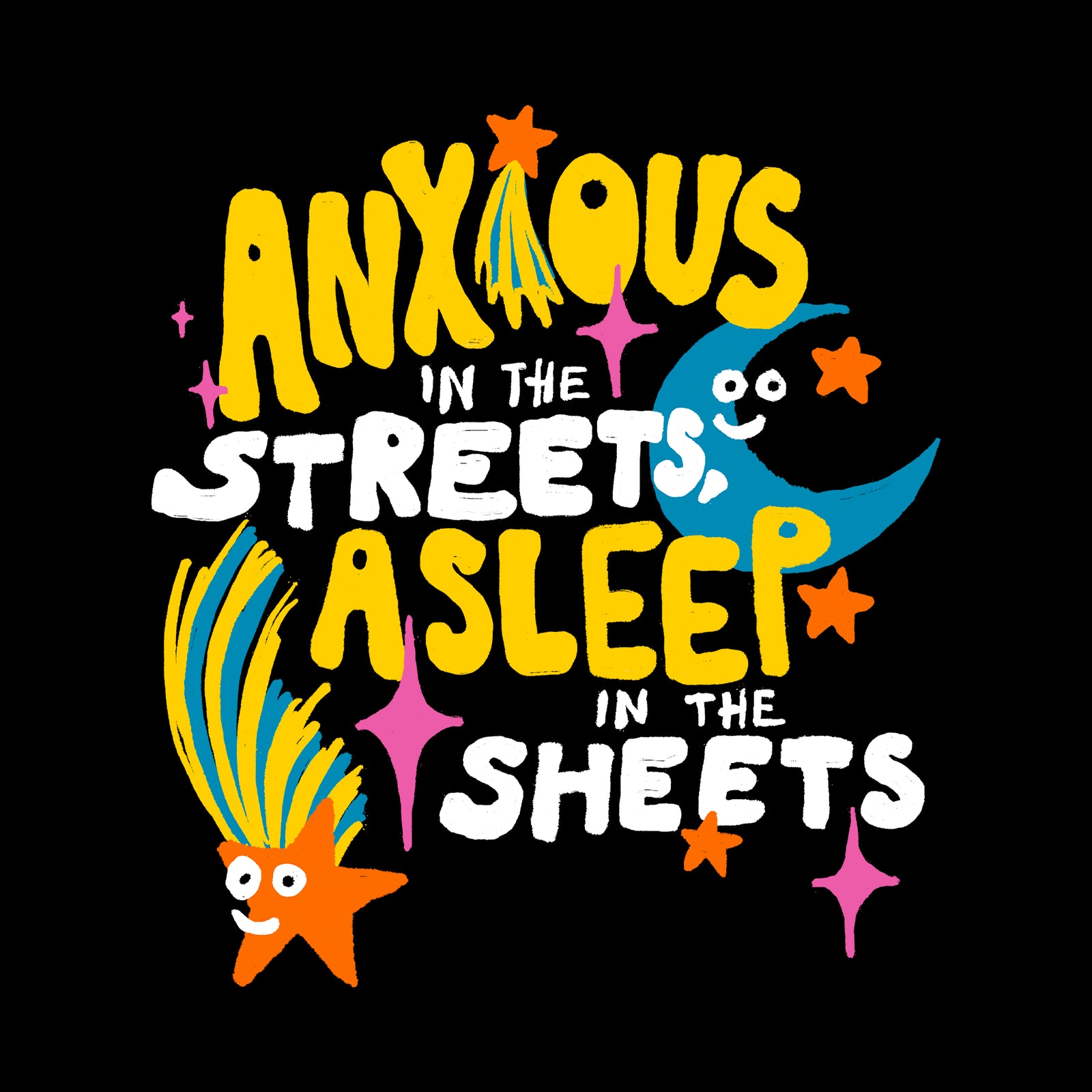 Anxious In The Streets Tee