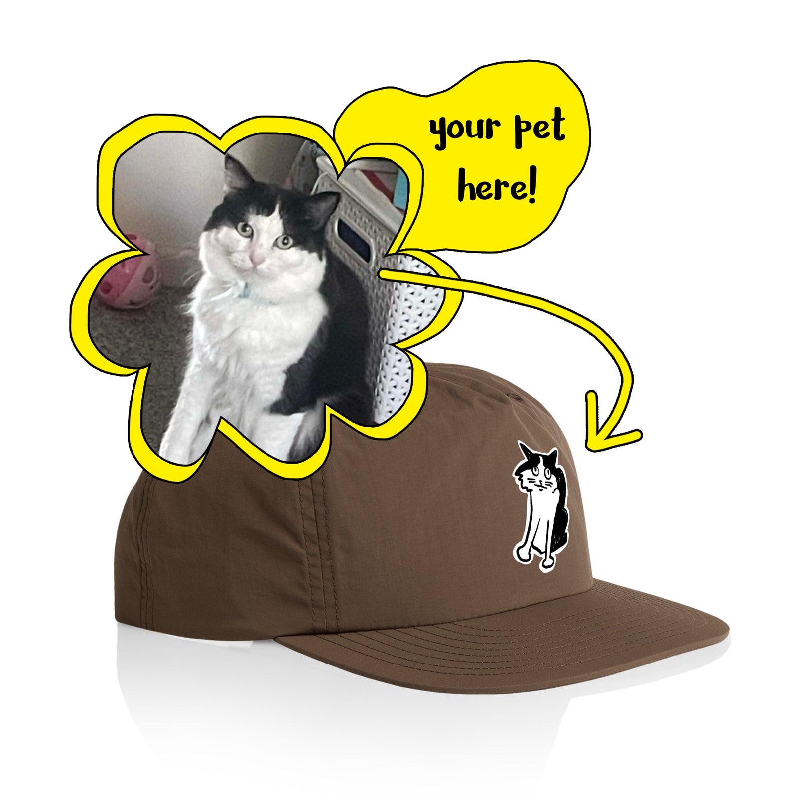 Badly Drawn Pet Hat