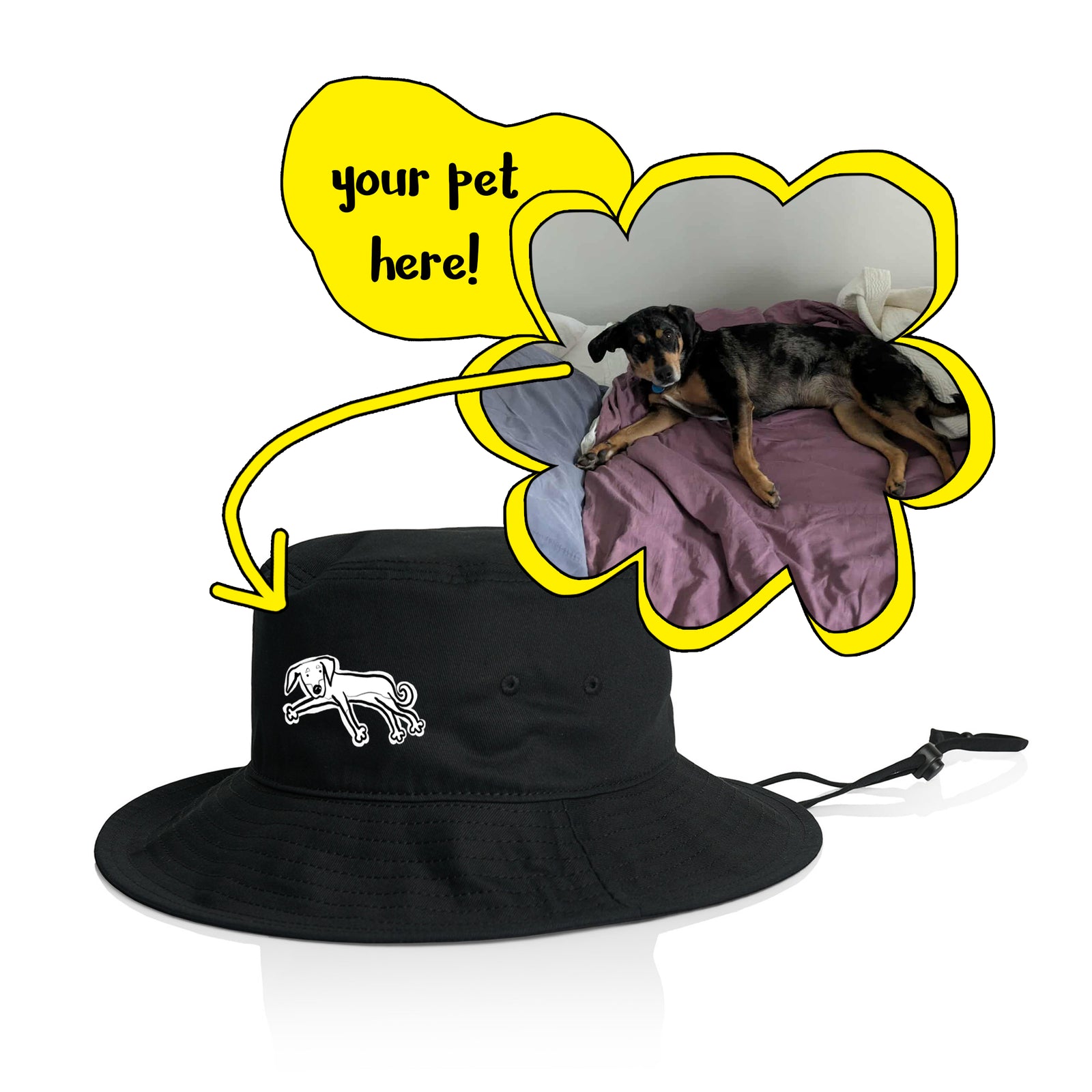 Badly Drawn Pet Hat
