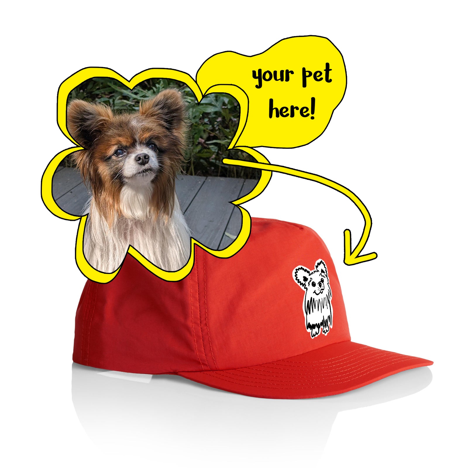Badly Drawn Pet Hat