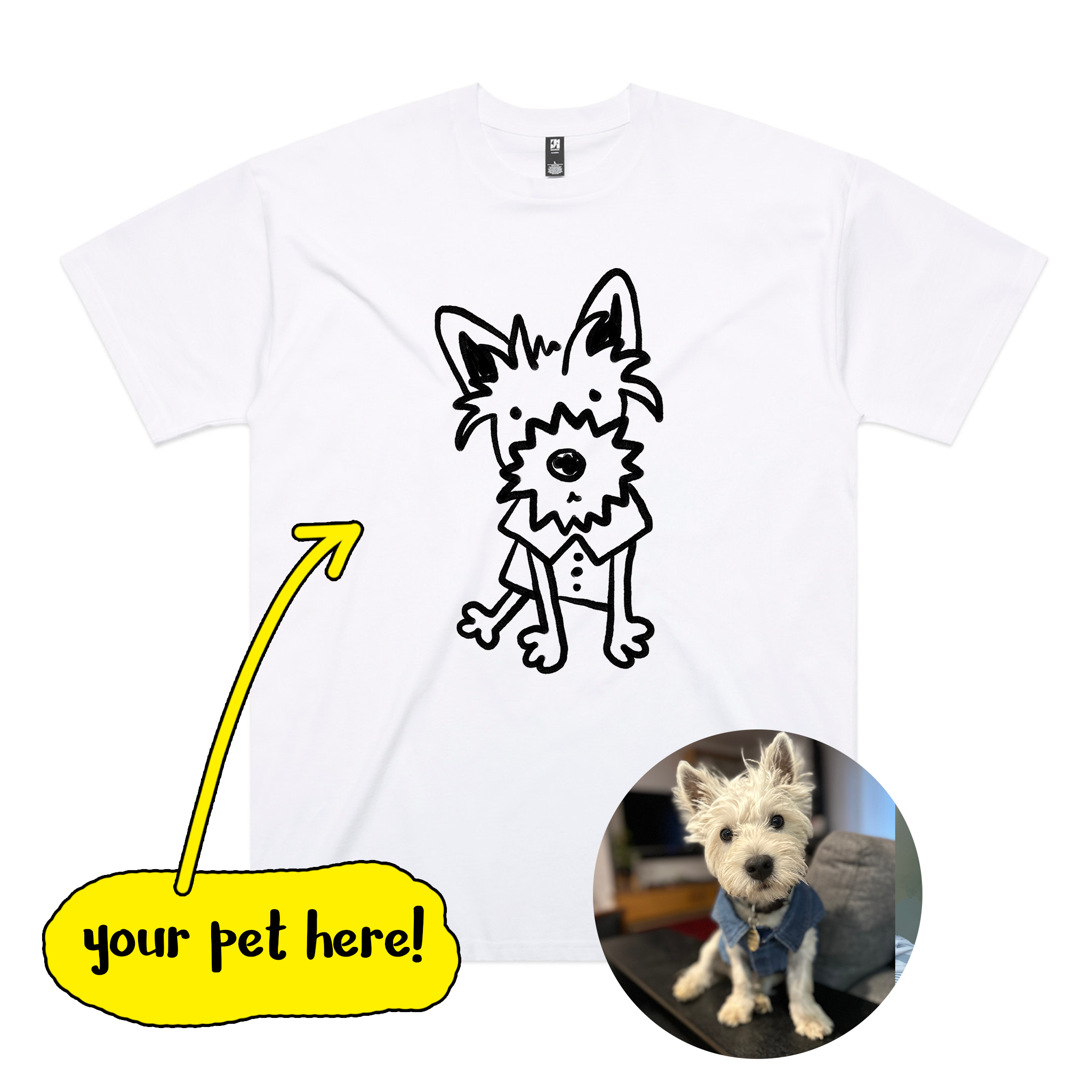 Badly Drawn Pet Tee