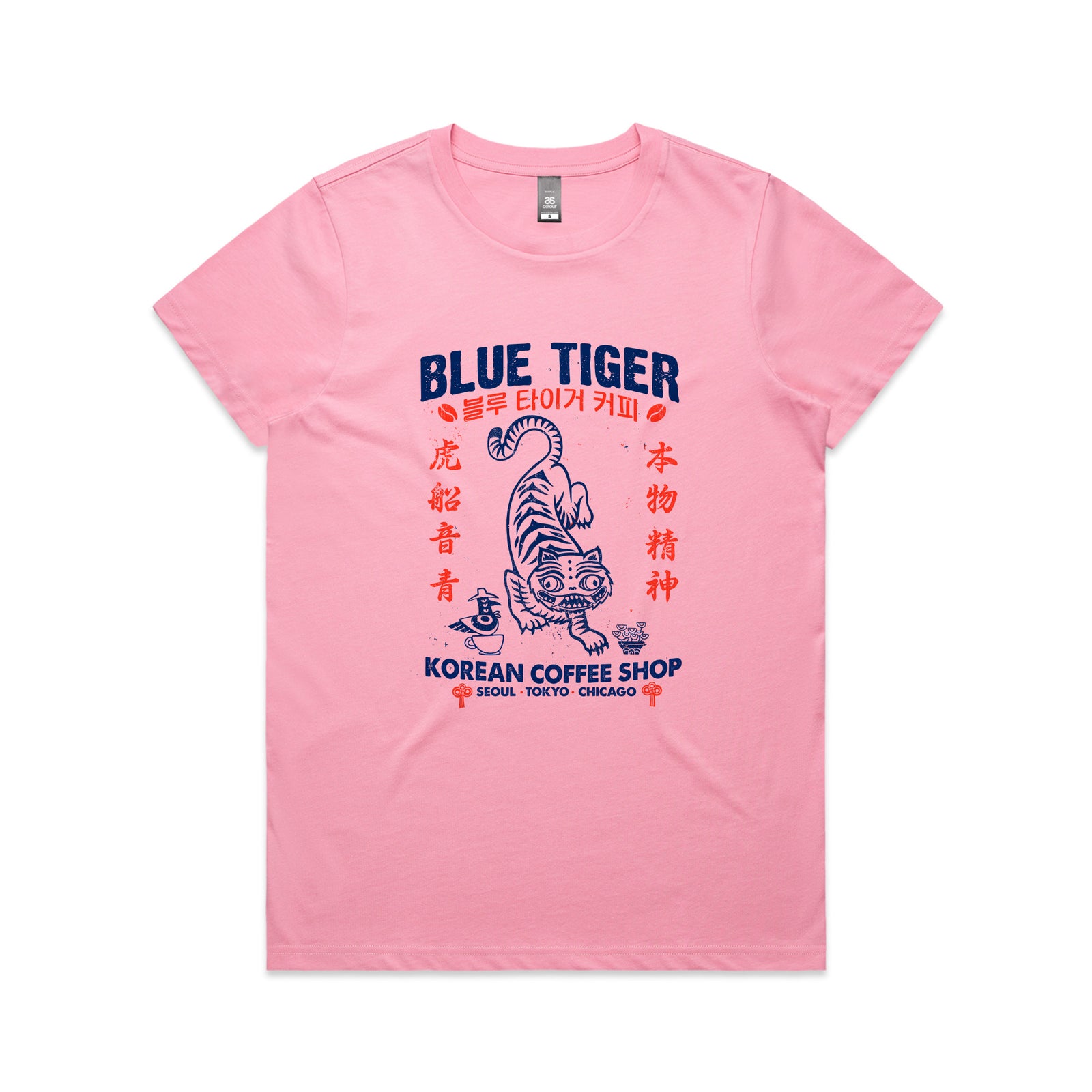 Blue Tiger Coffee Tee