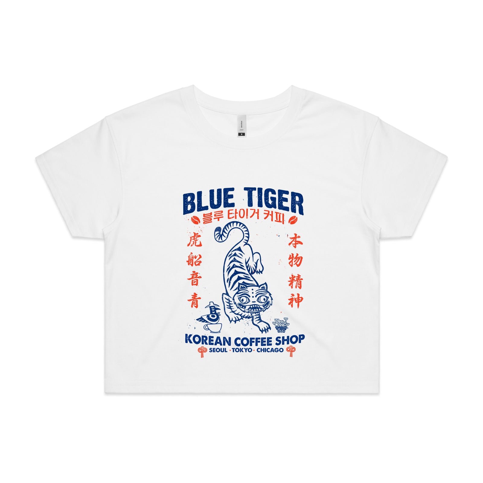Blue Tiger Coffee Tee