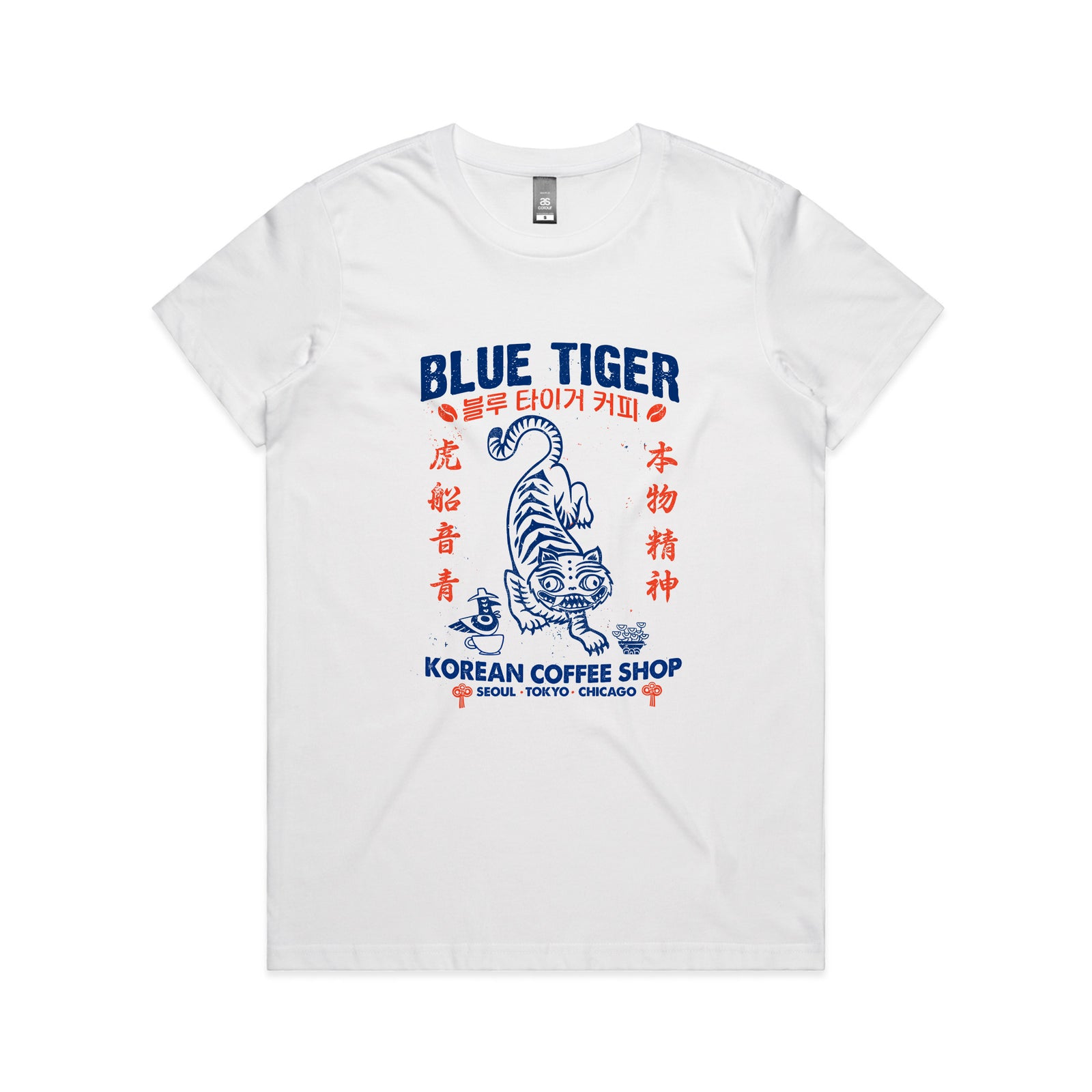 Blue Tiger Coffee Tee