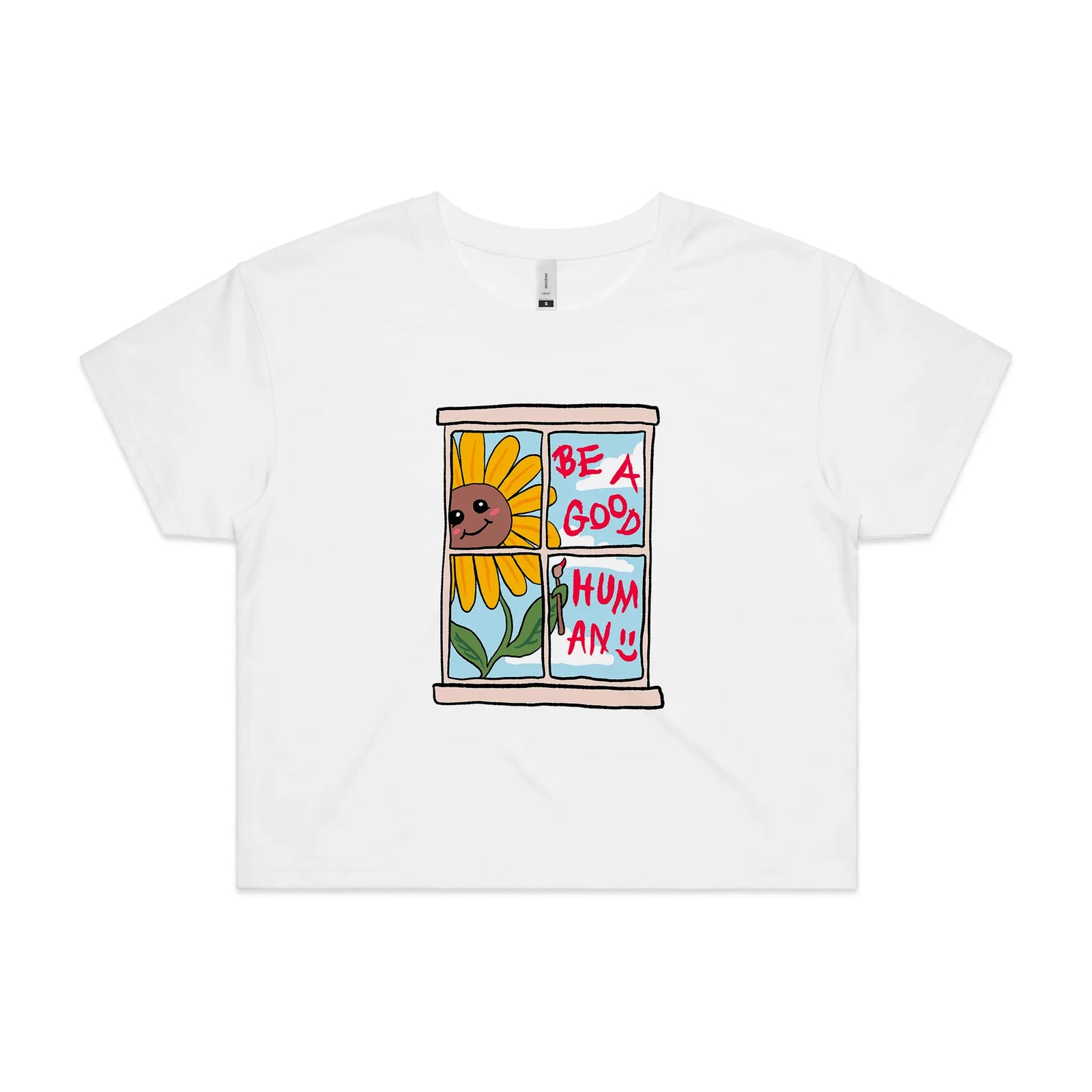 Be A Good Human Sunflower Tee