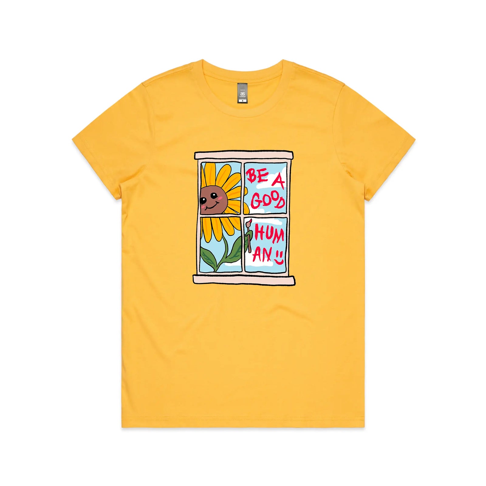 Be A Good Human Sunflower Tee