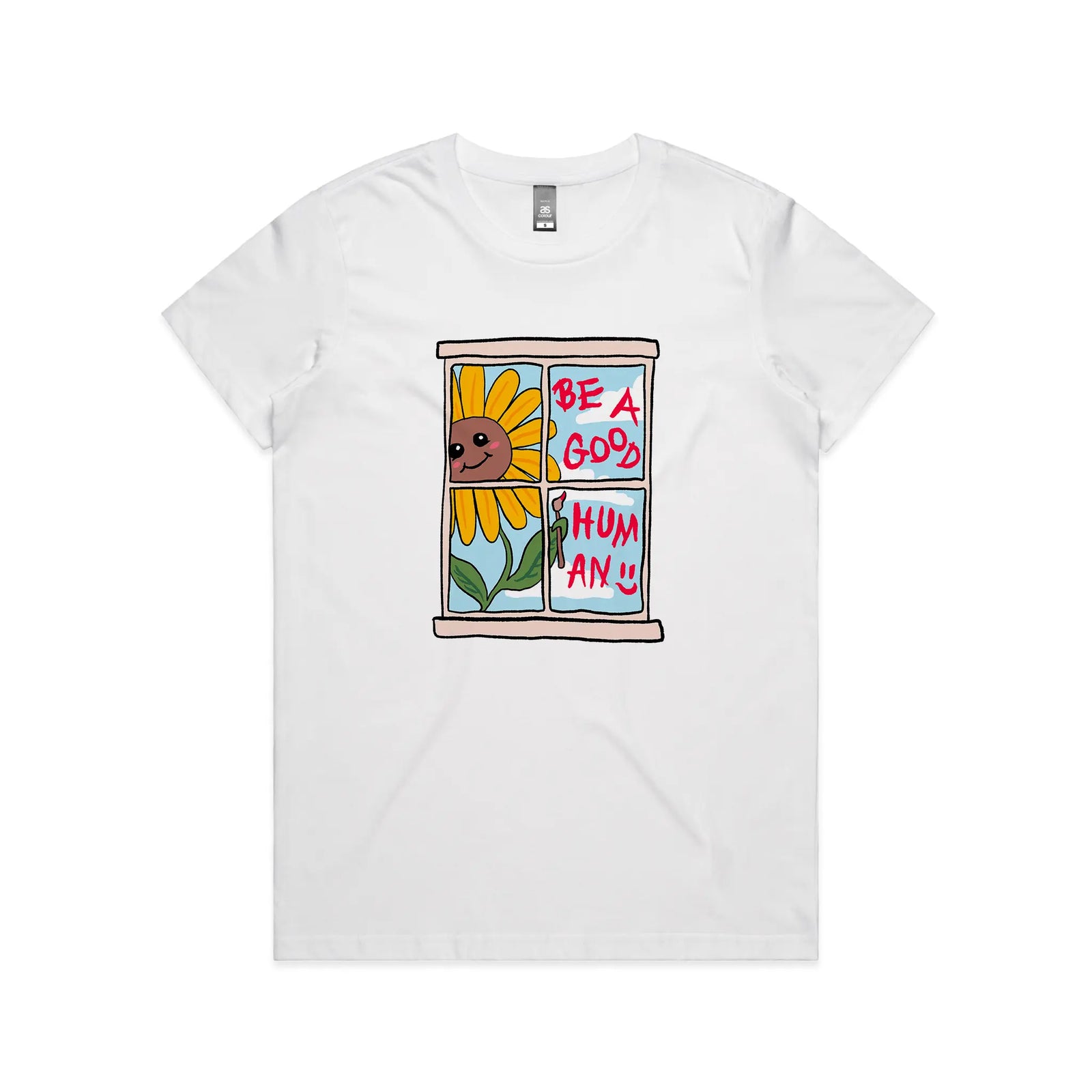 Be A Good Human Sunflower Tee