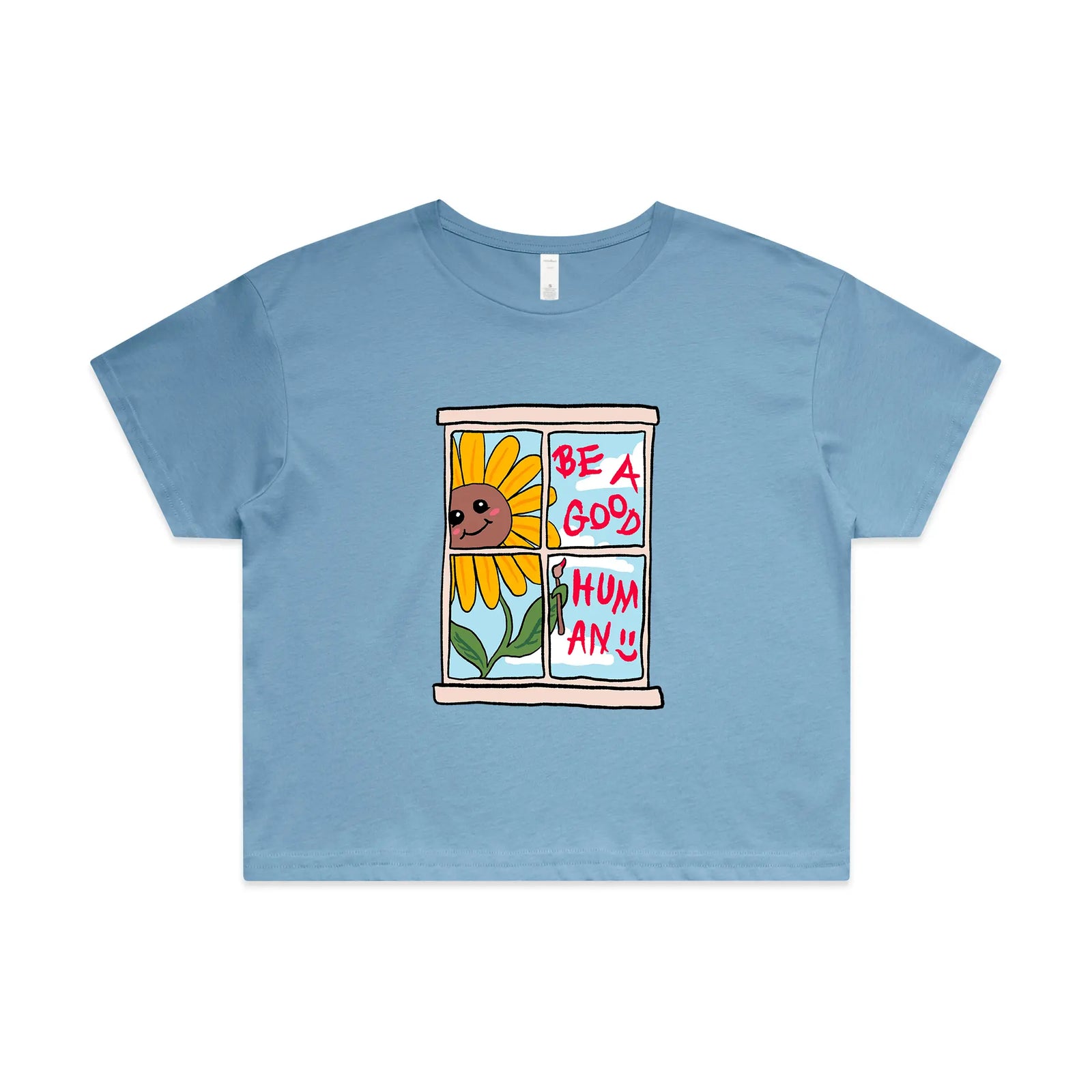Be A Good Human Sunflower Tee