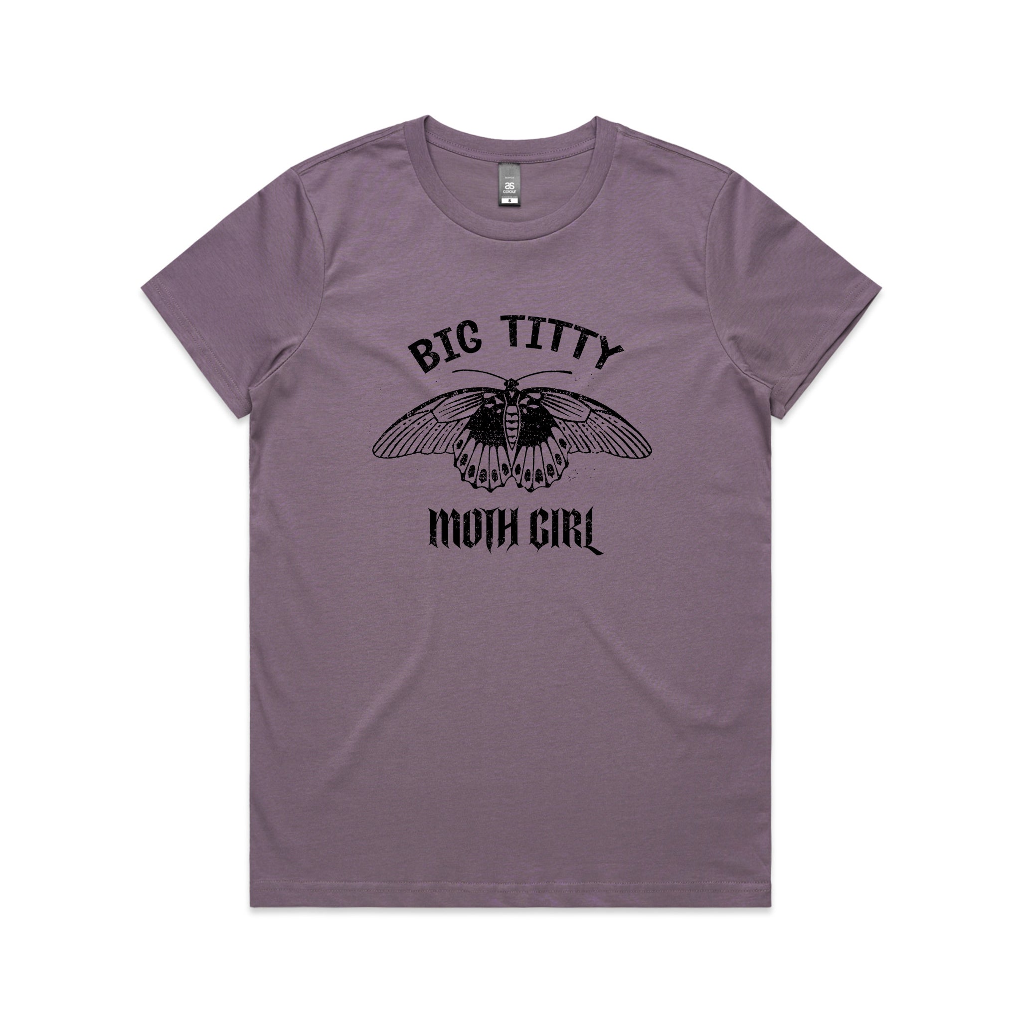 Big Titty Moth Girl Tee