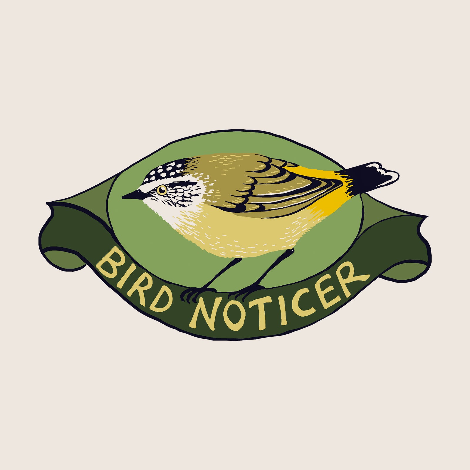 Bird Noticer Tote tote bag by Lonely Kids Club