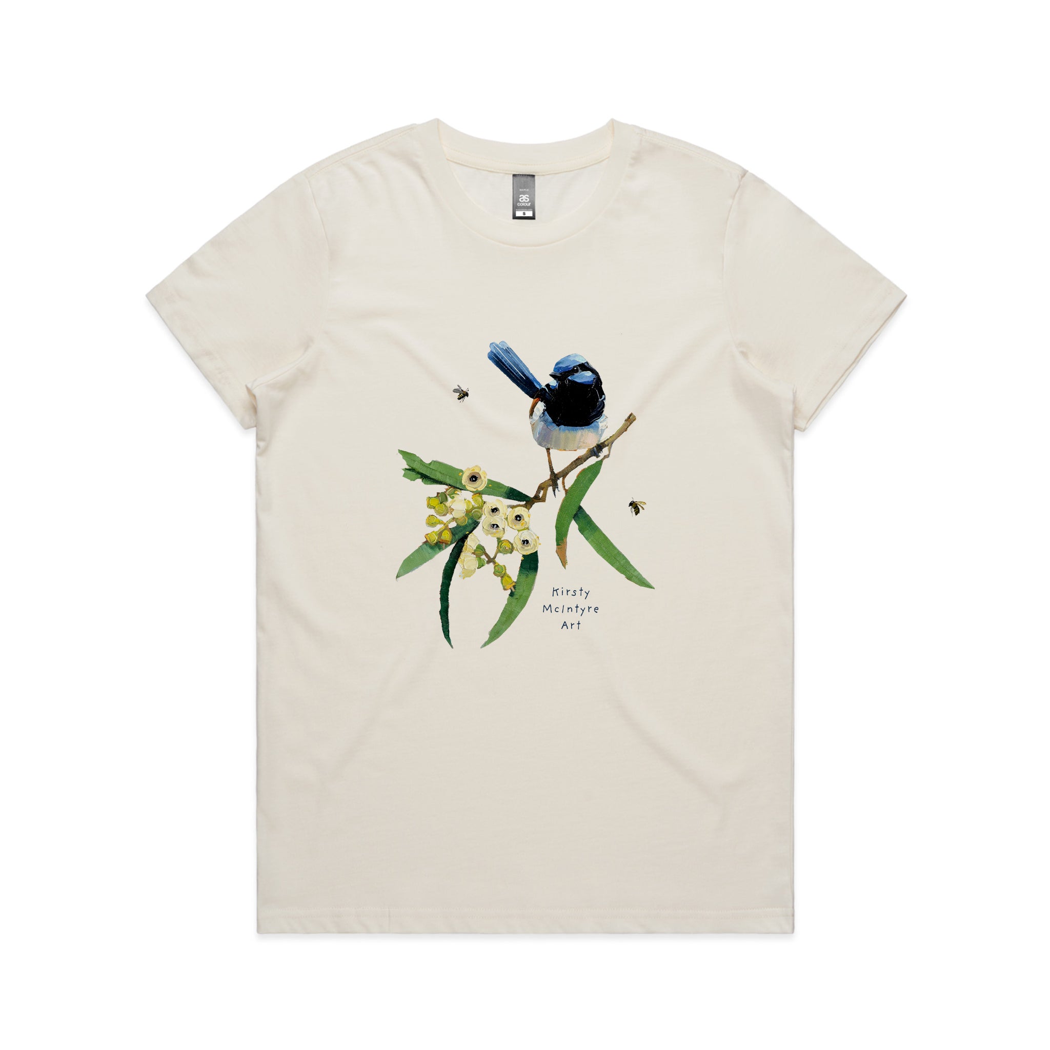 Blue Wren & Blossom Tee