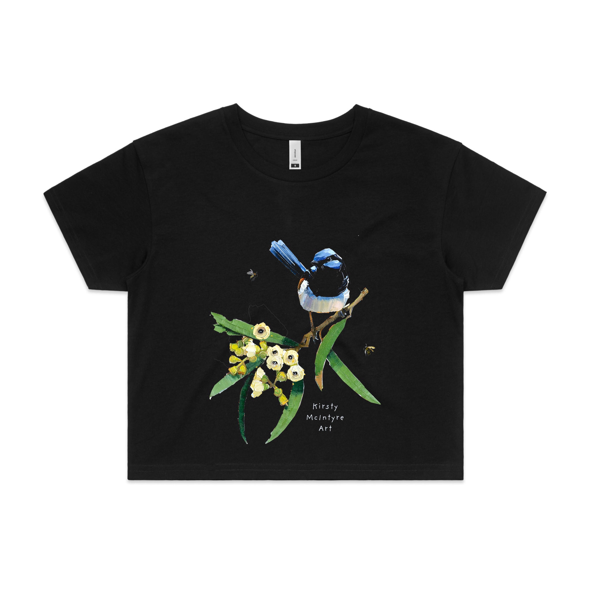 Blue Wren & Blossom Tee