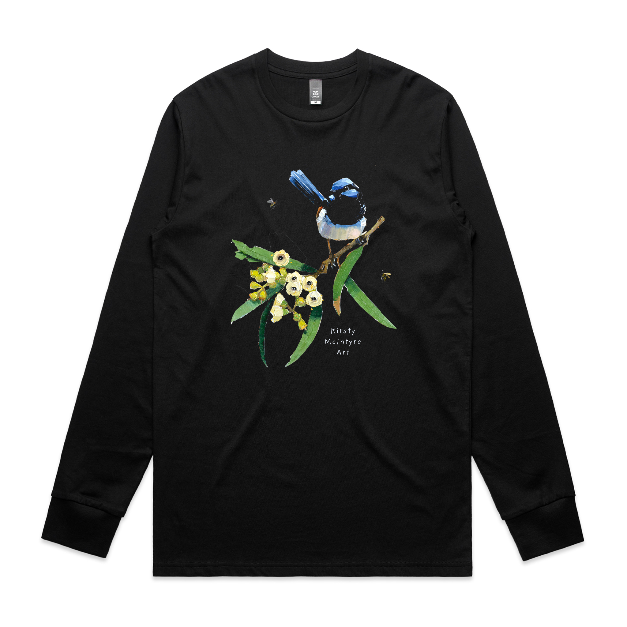 Blue Wren & Blossom Tee