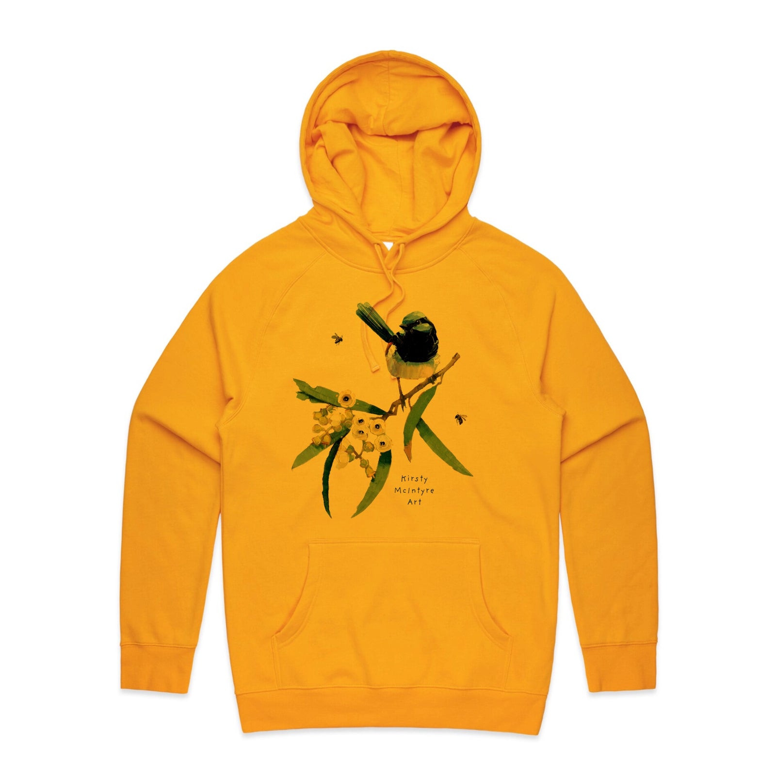 Blue Wren & Blossom Hoodie