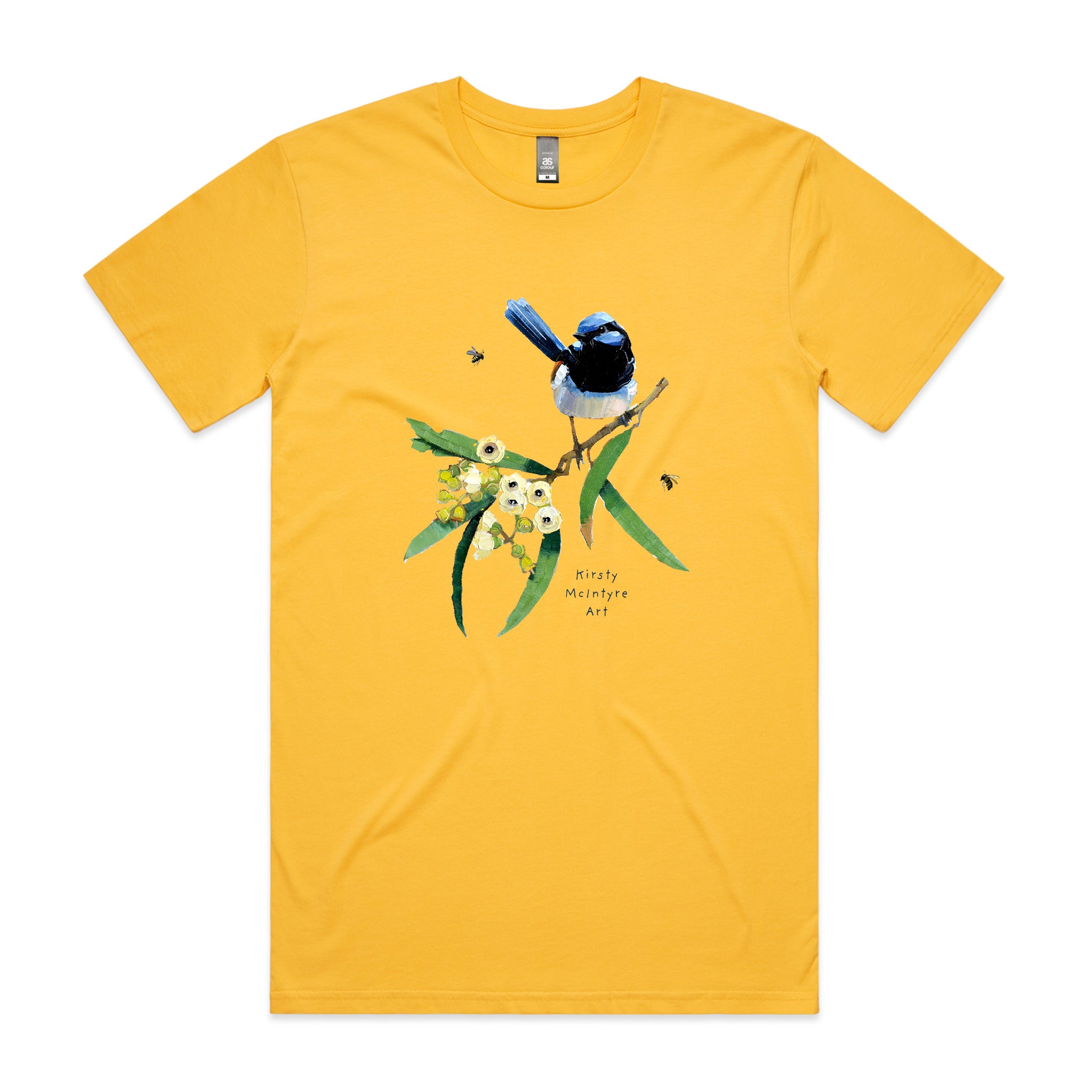 Blue Wren & Blossom Tee