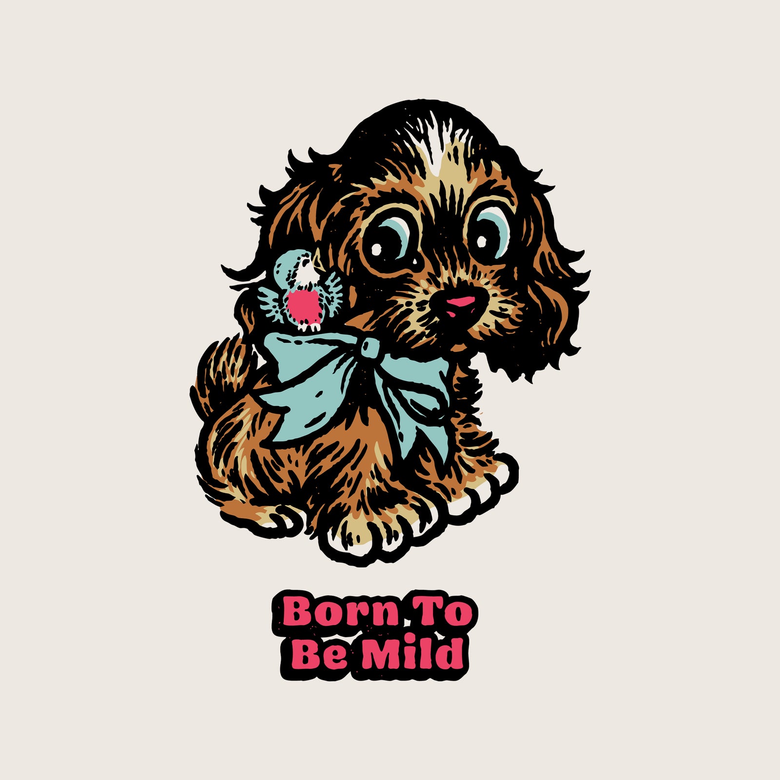 Born To Be Mild Tote tote bag by Lonely Kids Club