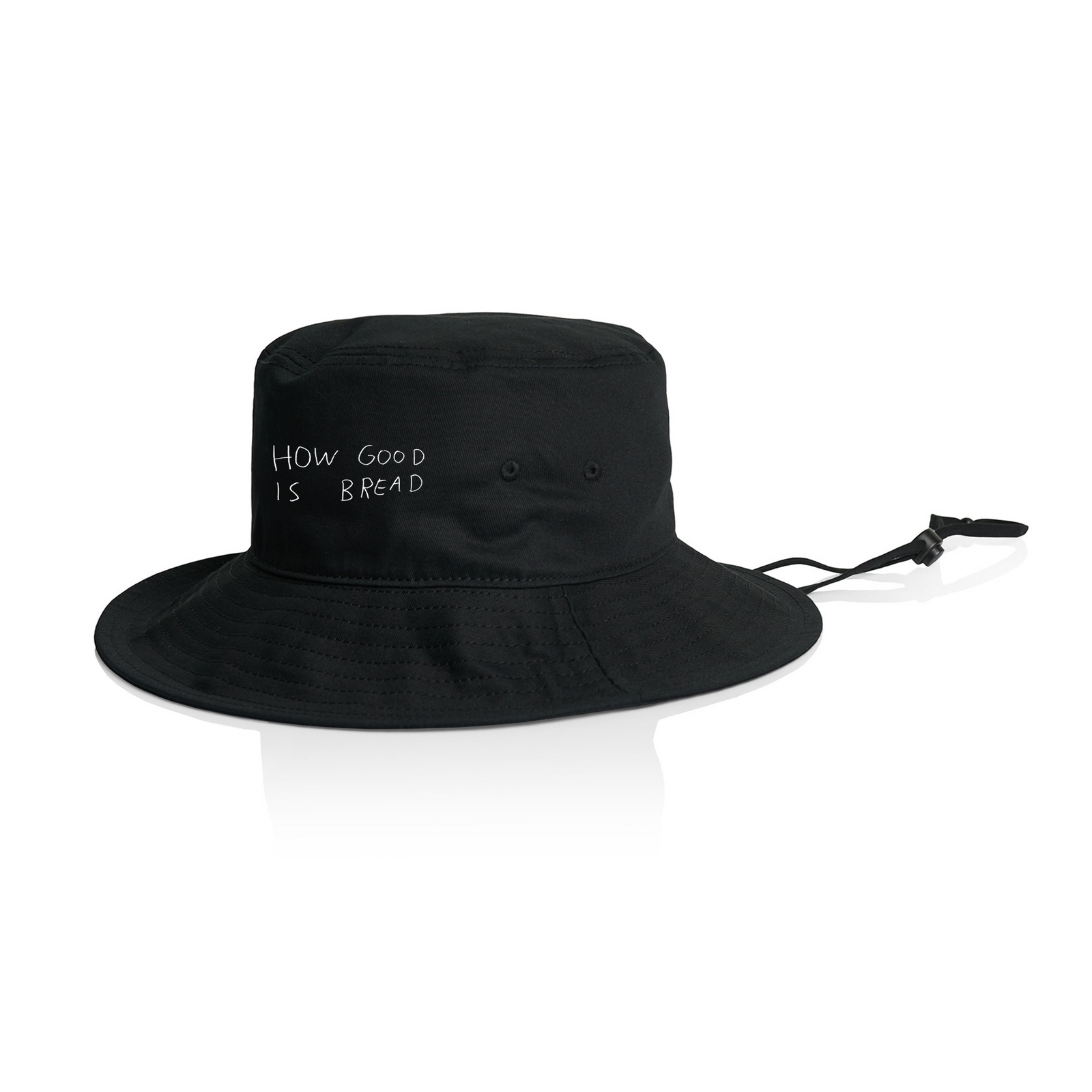 Black hat with Bread Sun Hat graphic by Lonely Kids Club