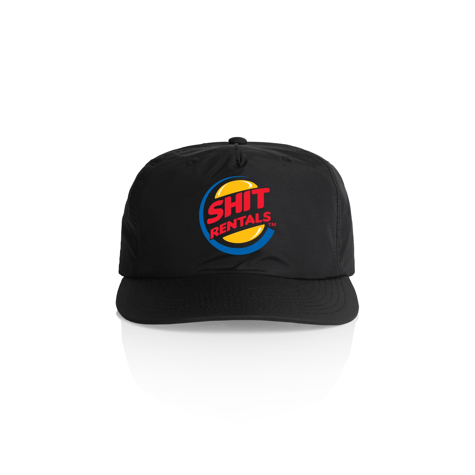 Black cap with Burger Cap graphic by Lonely Kids Club