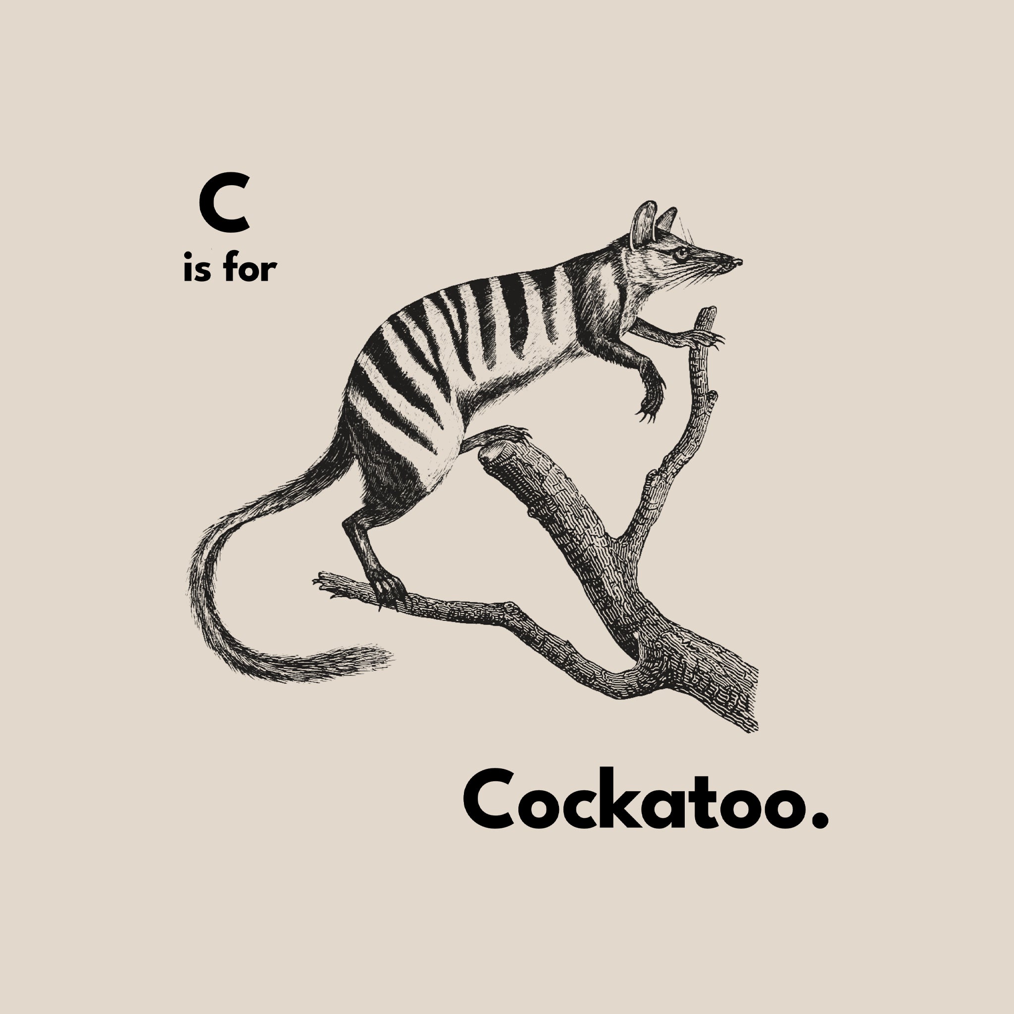 C Is For Cockatoo Tee