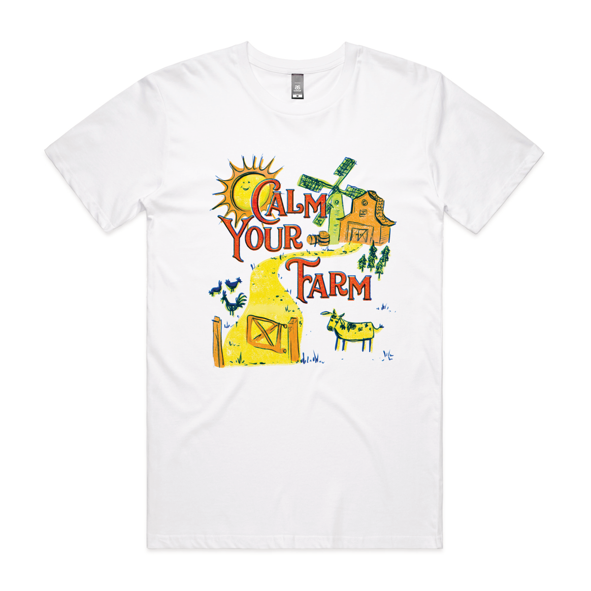 Calm Your Farm t-shirt by Lonely Kids Club