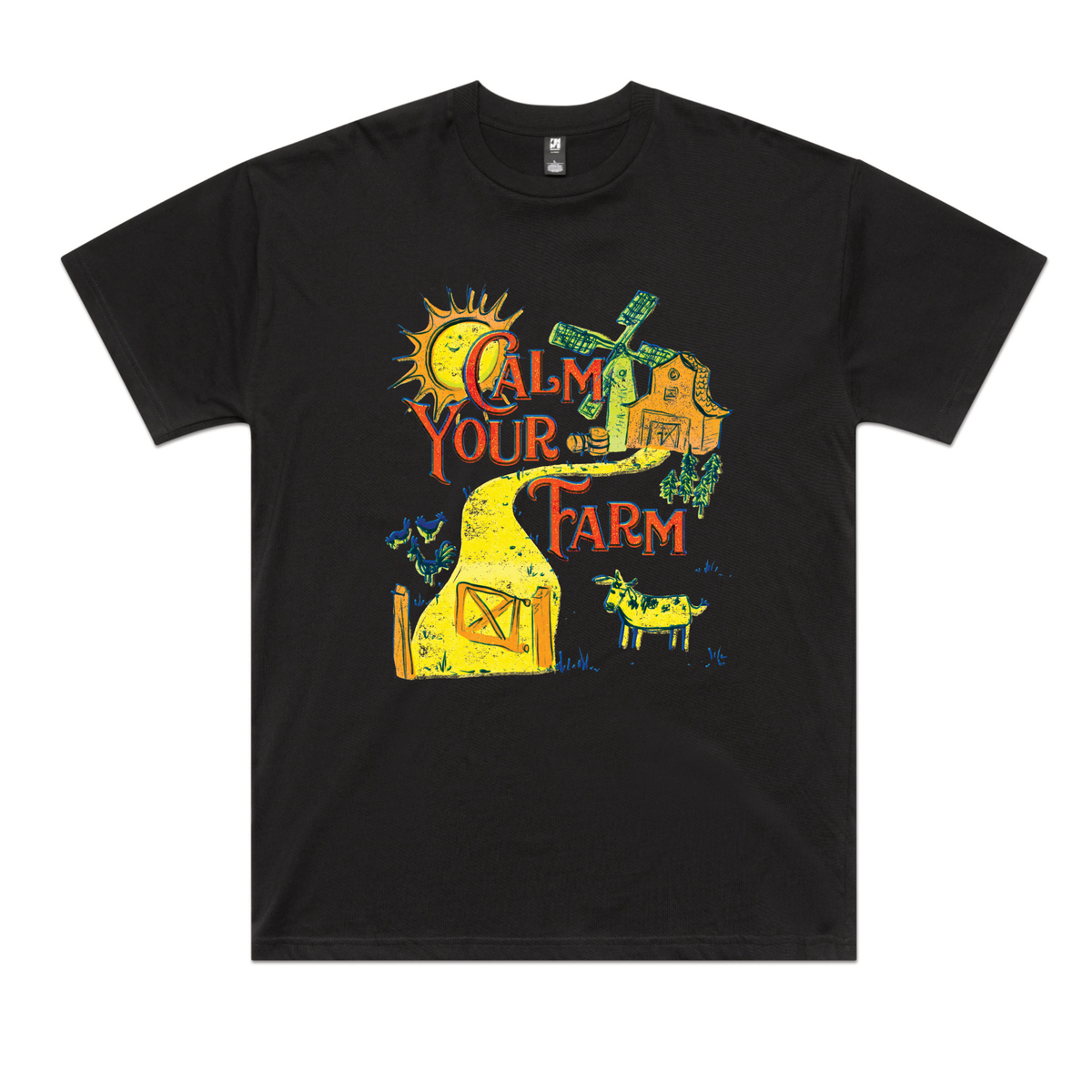 Calm Your Farm t-shirt by Lonely Kids Club
