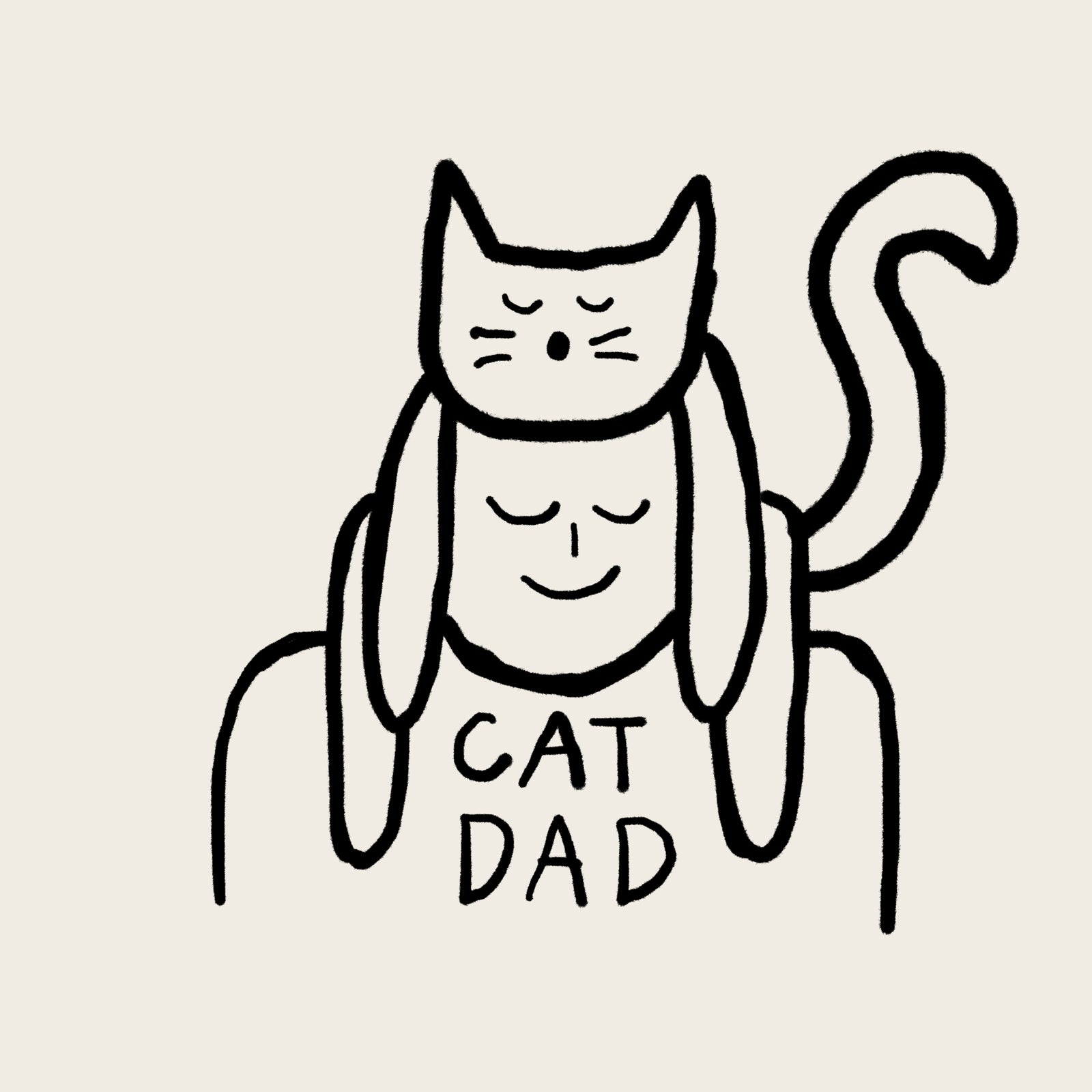 Cat Dad Tote