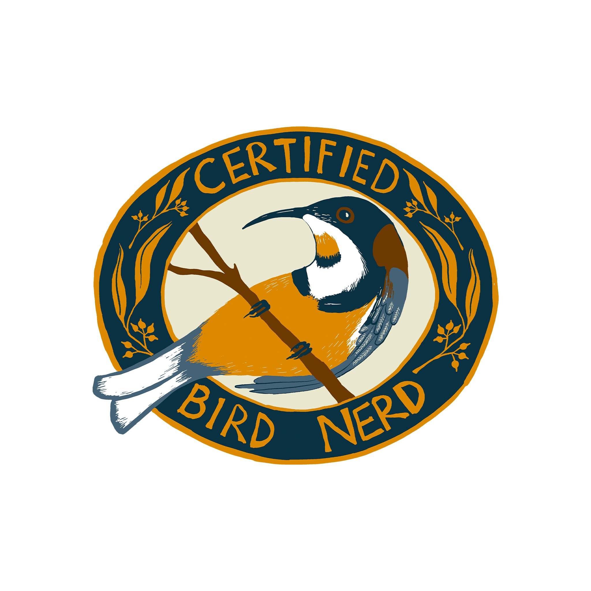 Certified Bird Nerd Oversized Tee