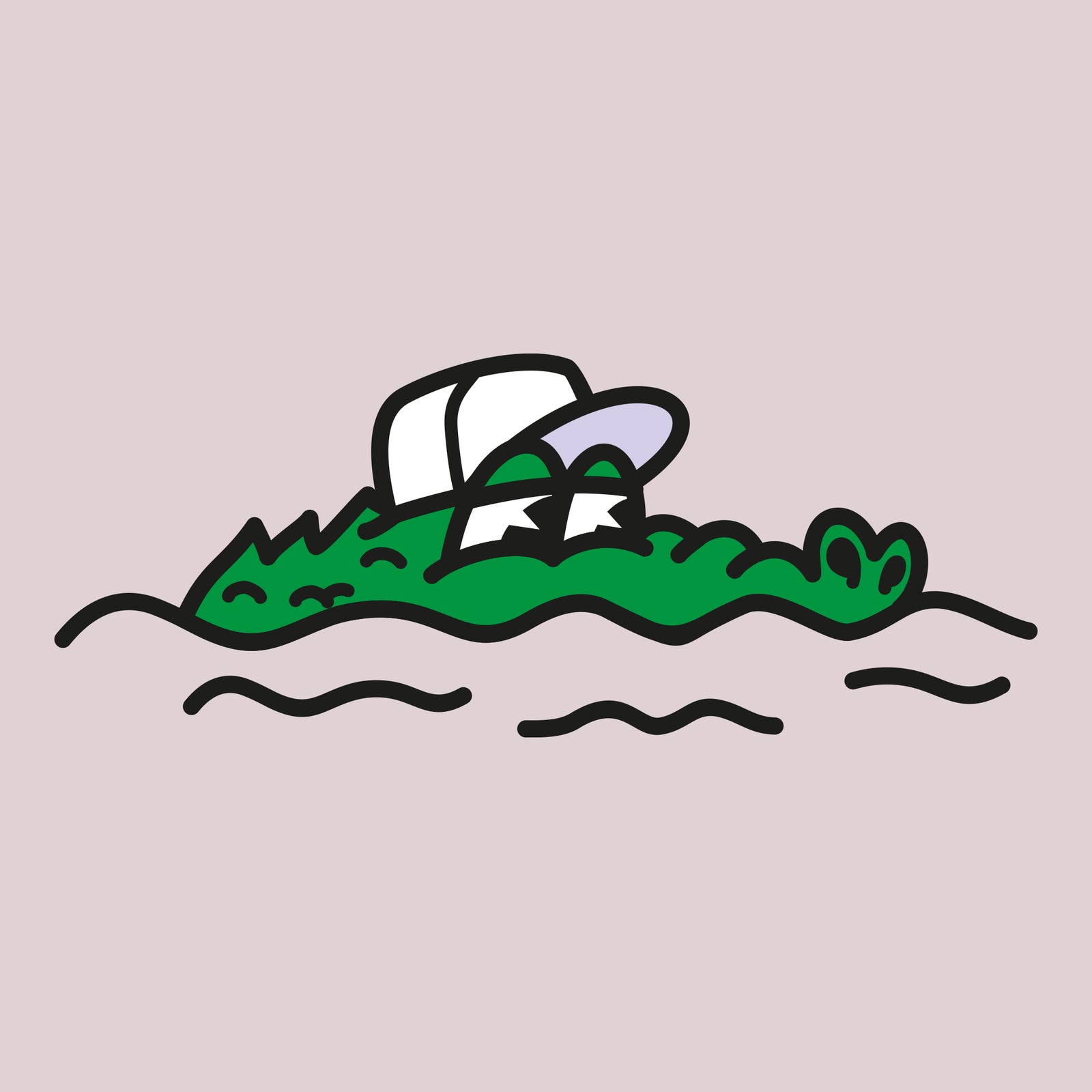 Chillergator Bucket Hat bucket hat by Lonely Kids Club