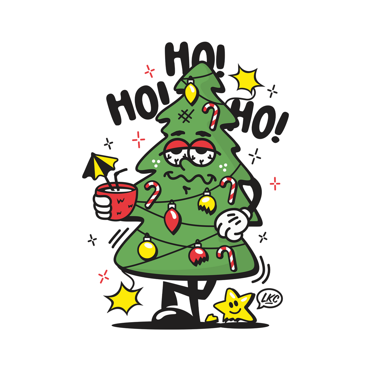 Christmas Tree Tote tote bag by Lonely Kids Club