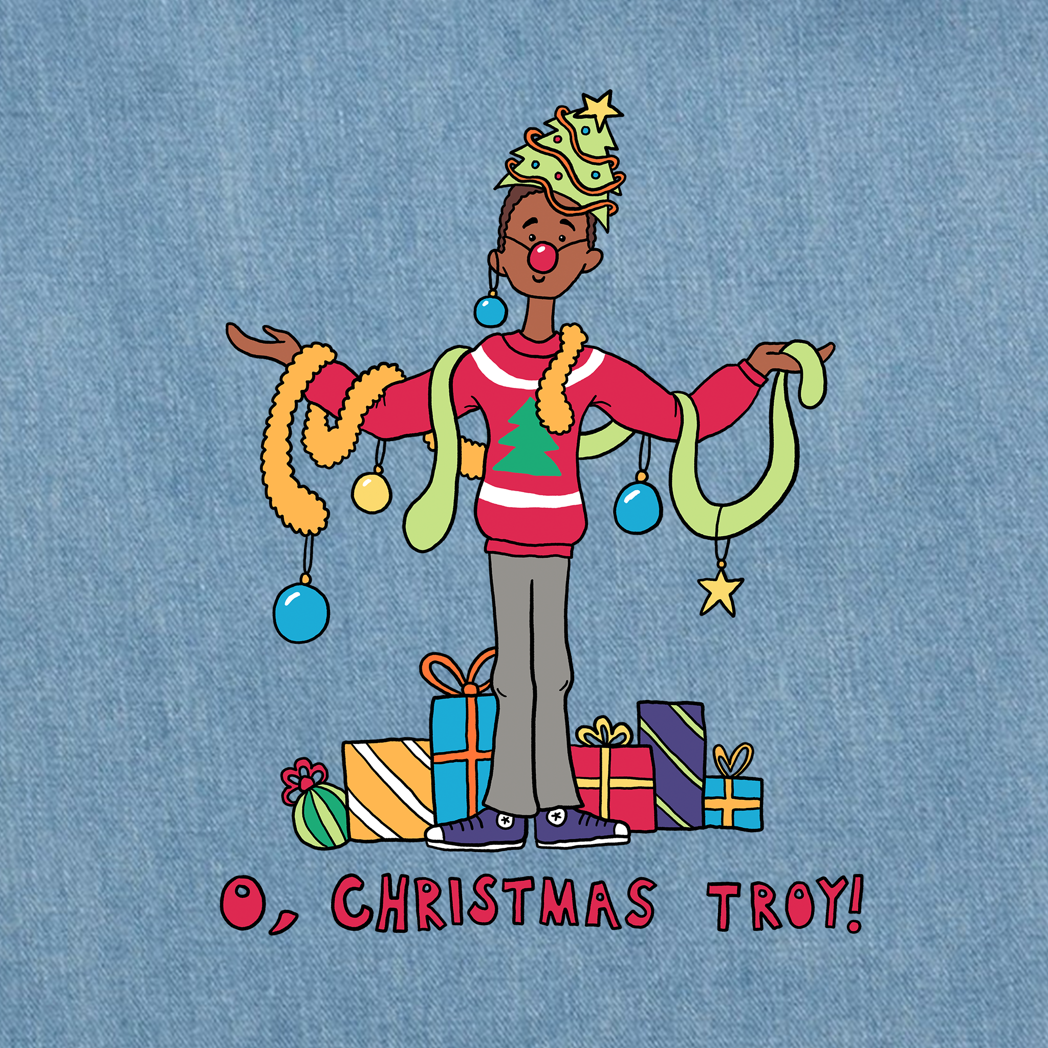 Christmas Troy Tote