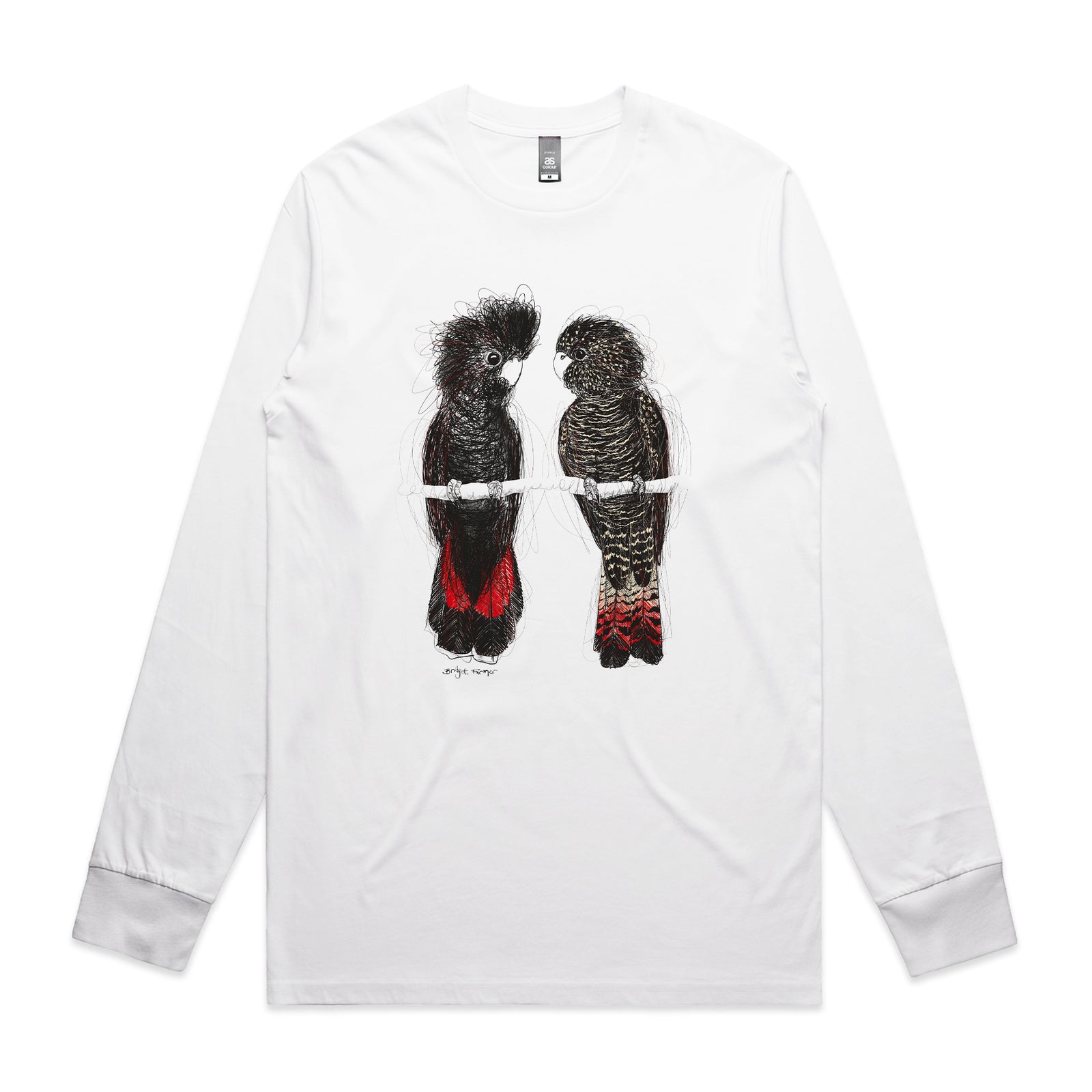 Red Tailed Black Cockatoos Tee