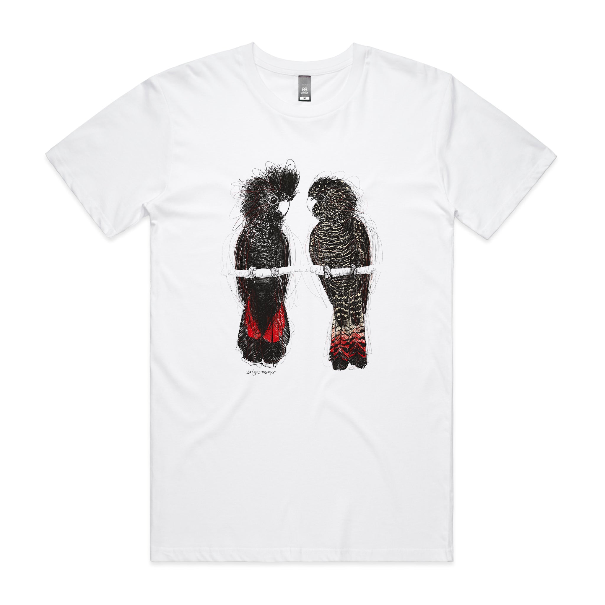 Red Tailed Black Cockatoos Tee