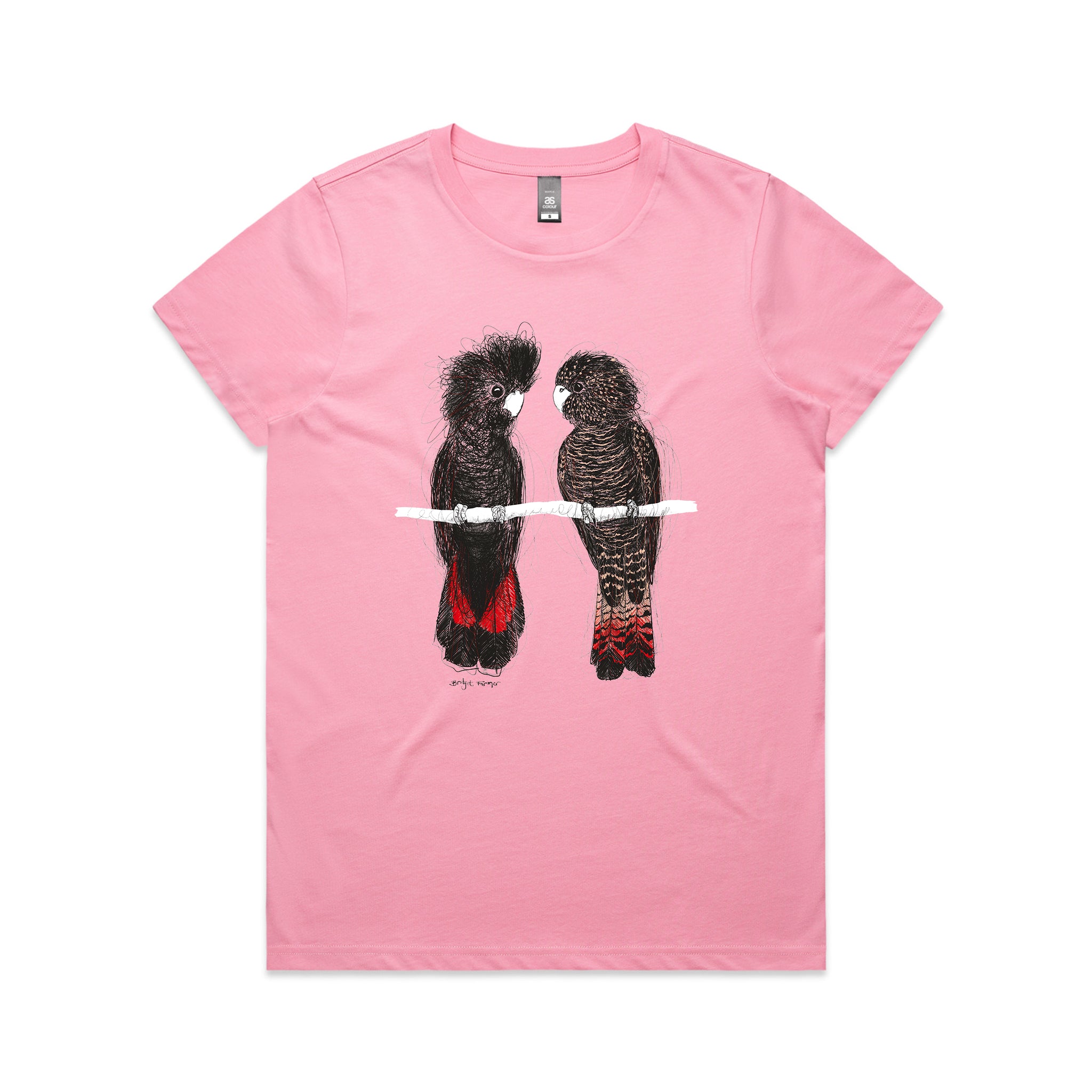 Red Tailed Black Cockatoos Tee