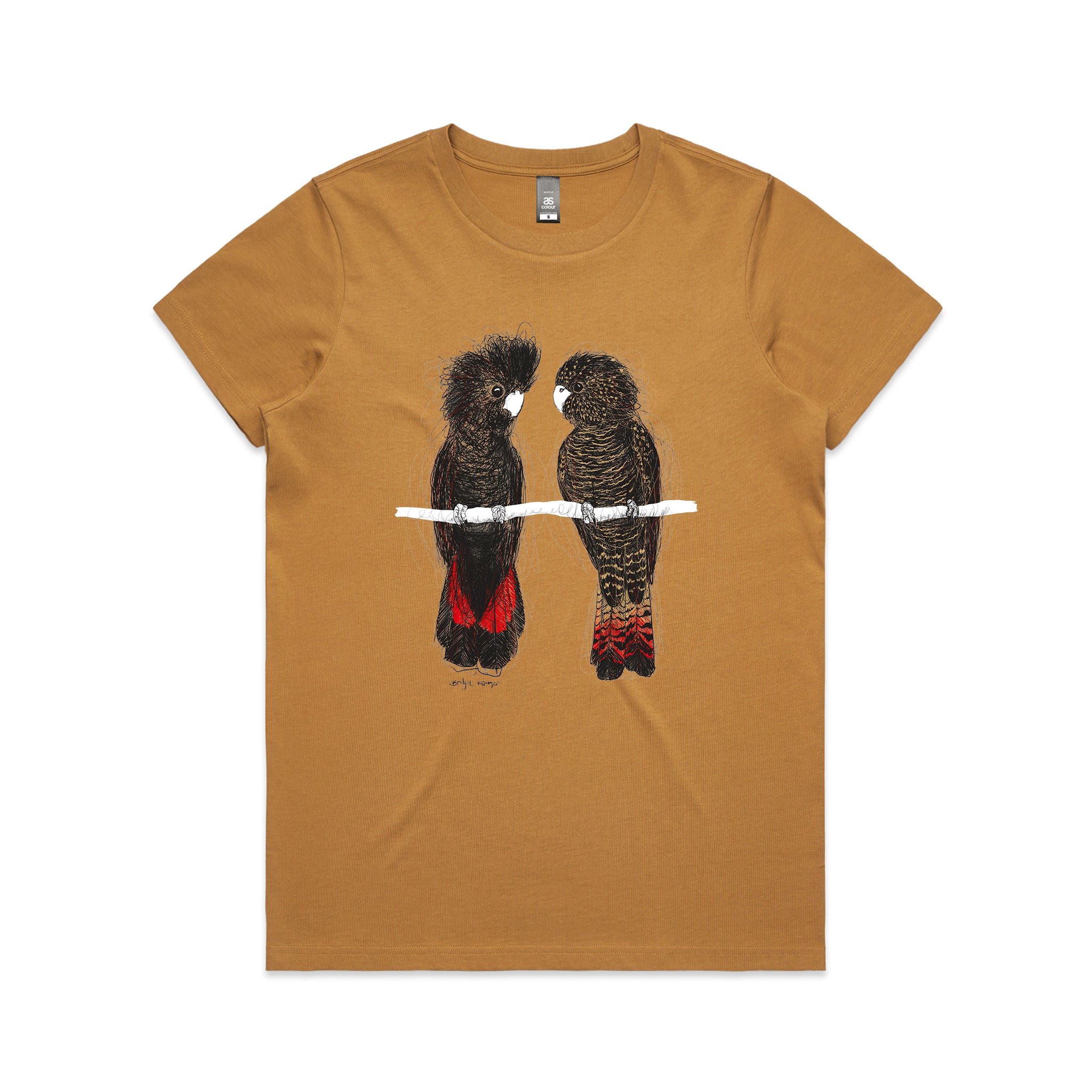 Red Tailed Black Cockatoos Tee
