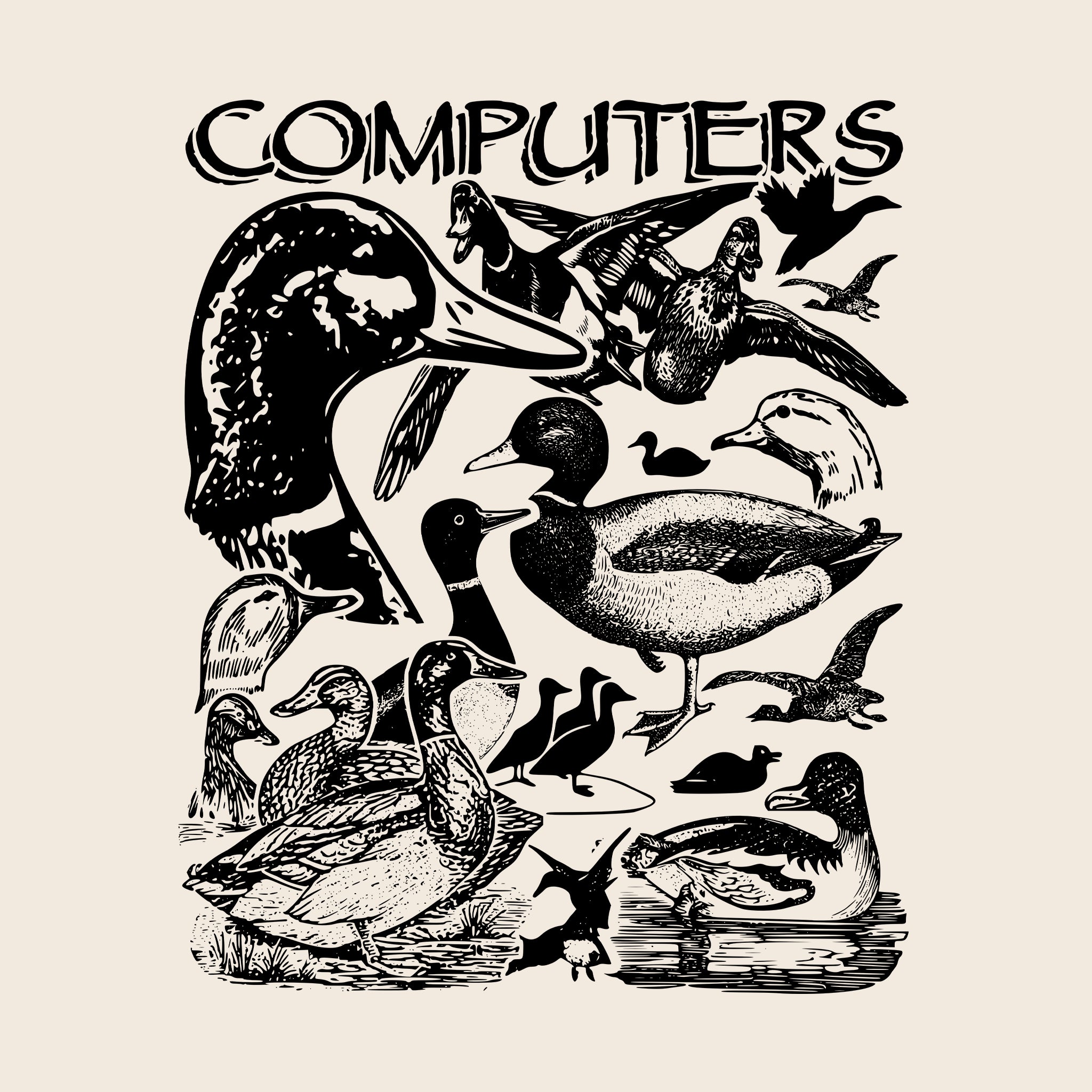 Computers Oversized Tee