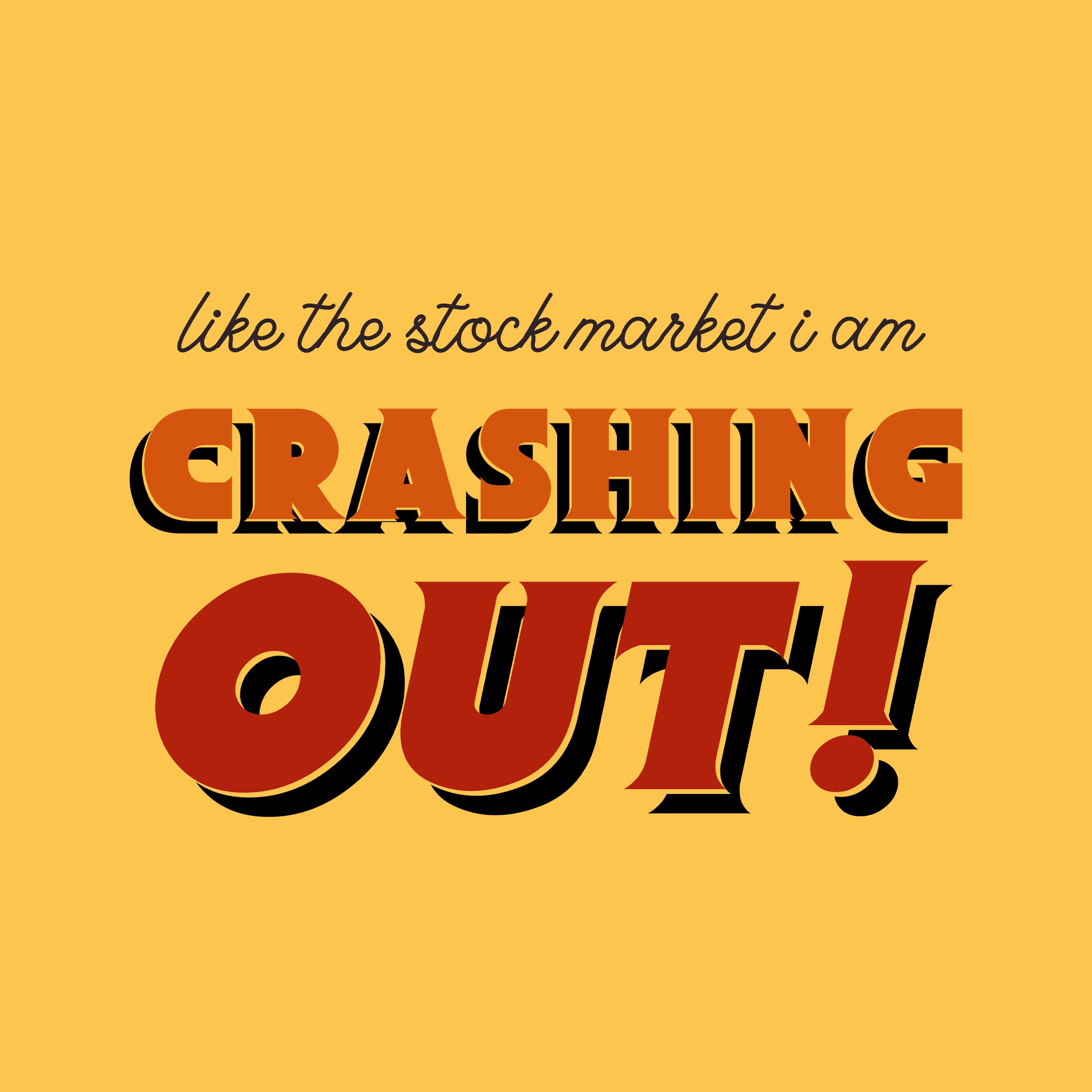 Crashing Out Tee