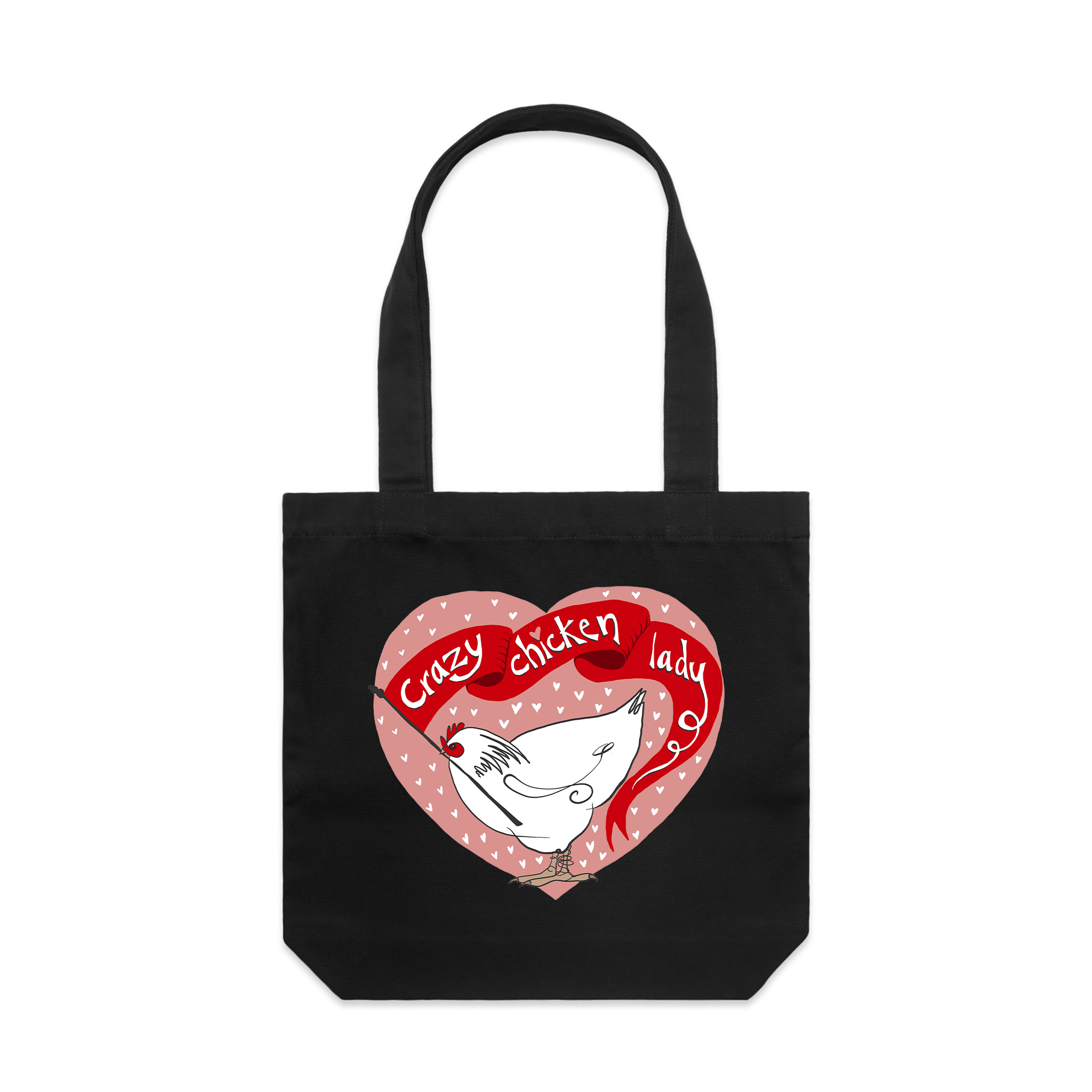 Crazy Chicken Lady Tote