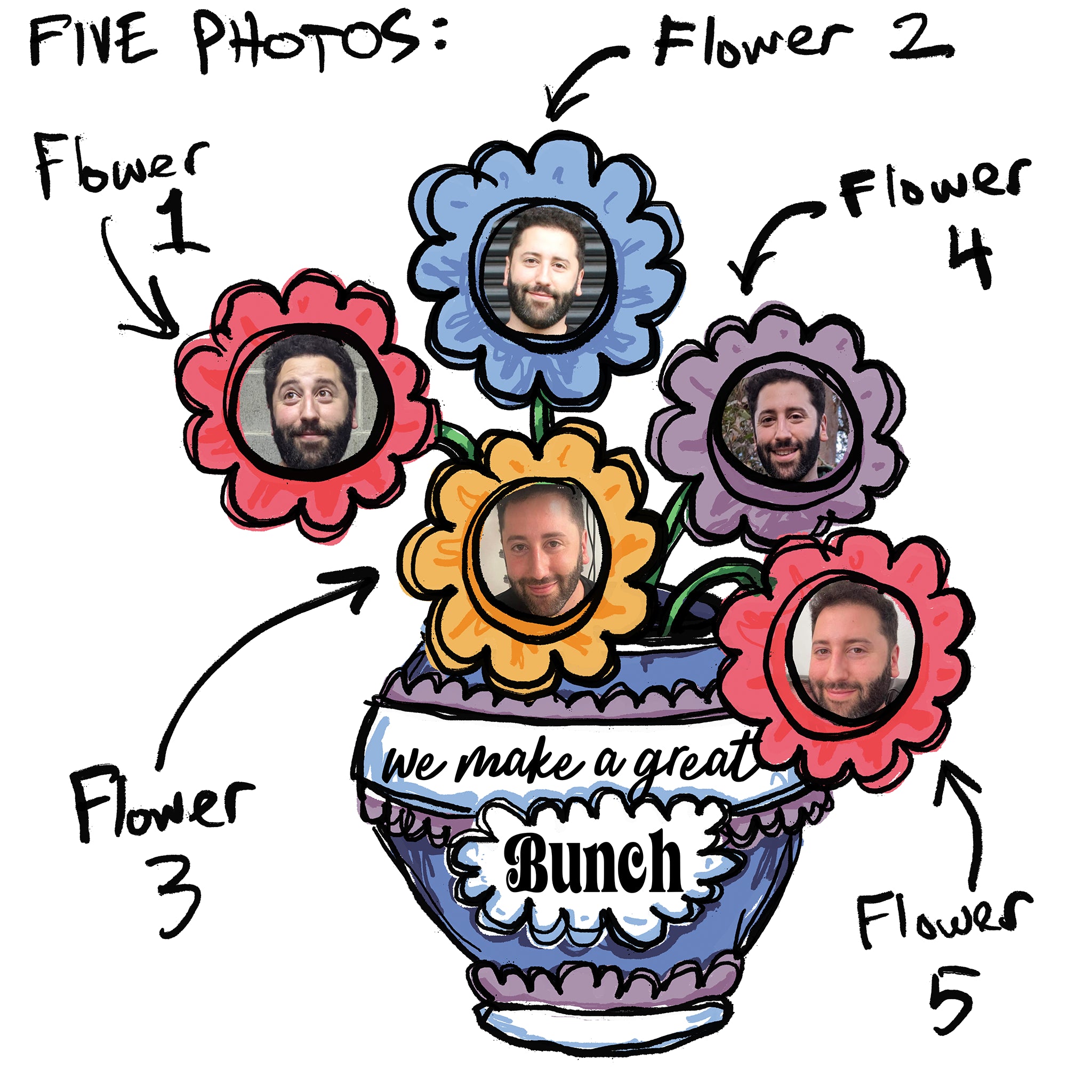 Custom Bouquet Tee