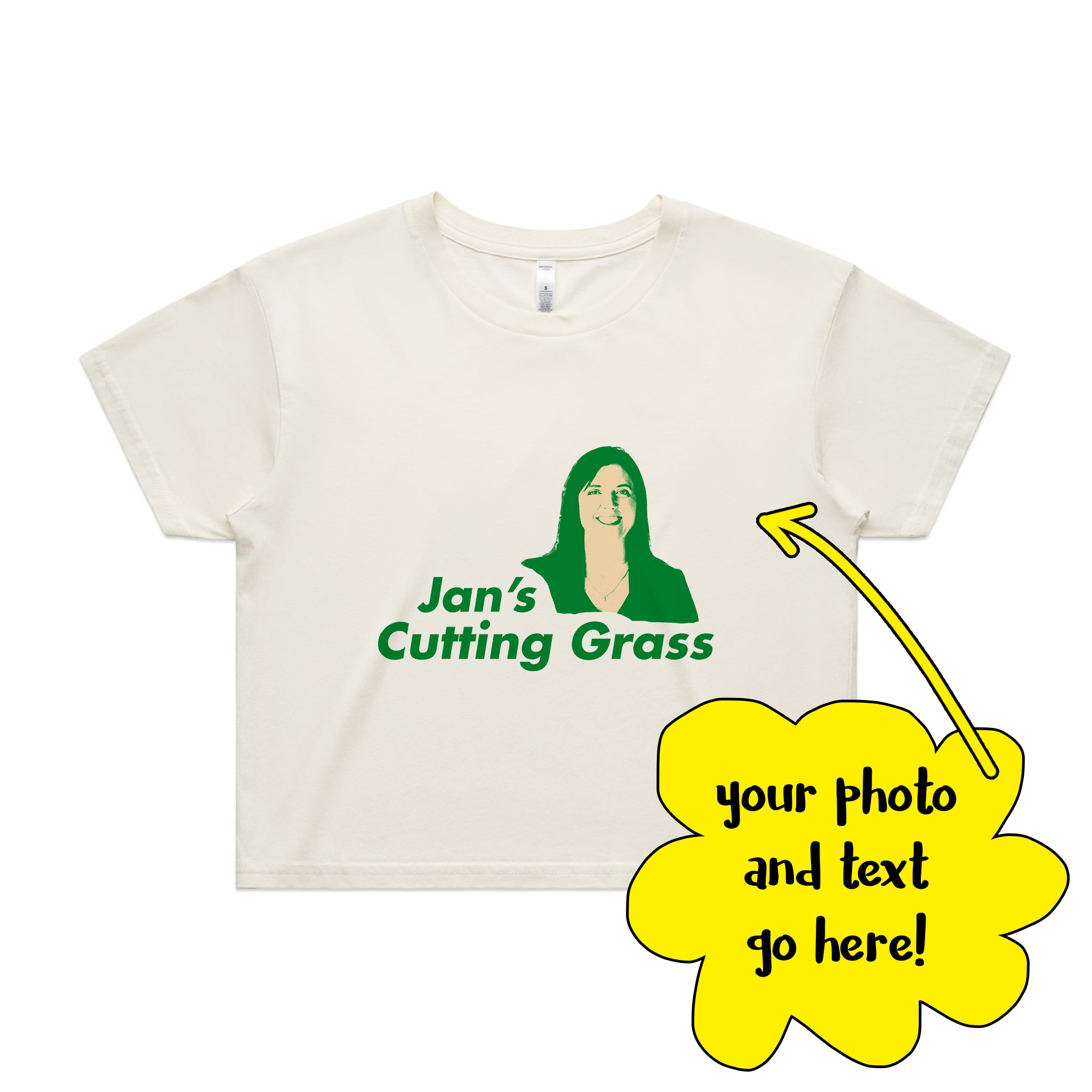 Custom Cutting Grass Tee