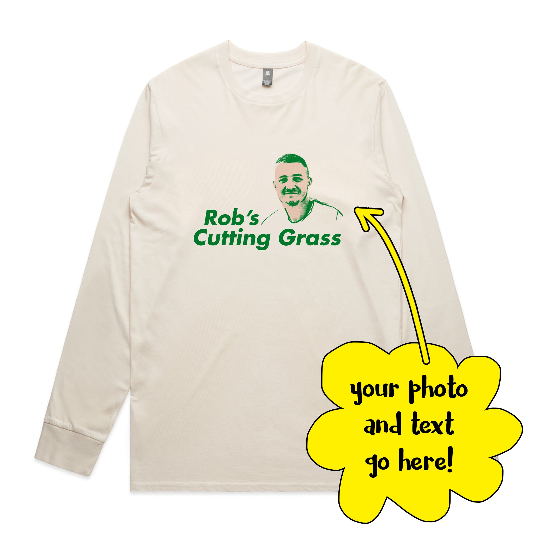 Custom Cutting Grass Tee