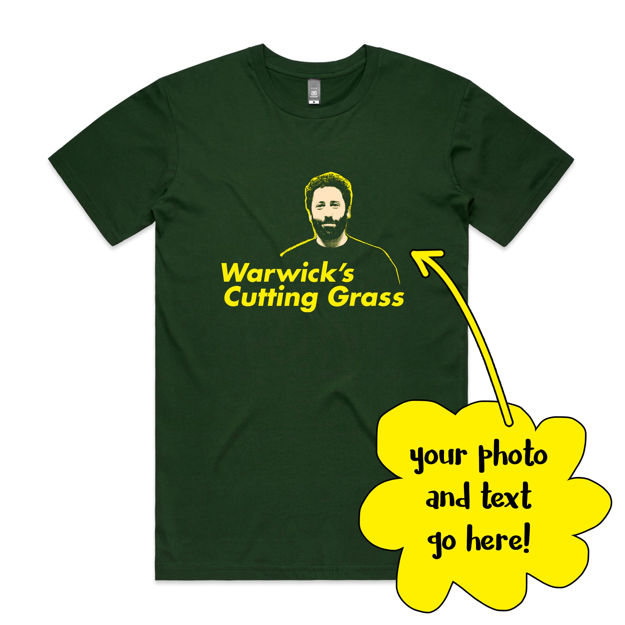 Custom Cutting Grass Tee