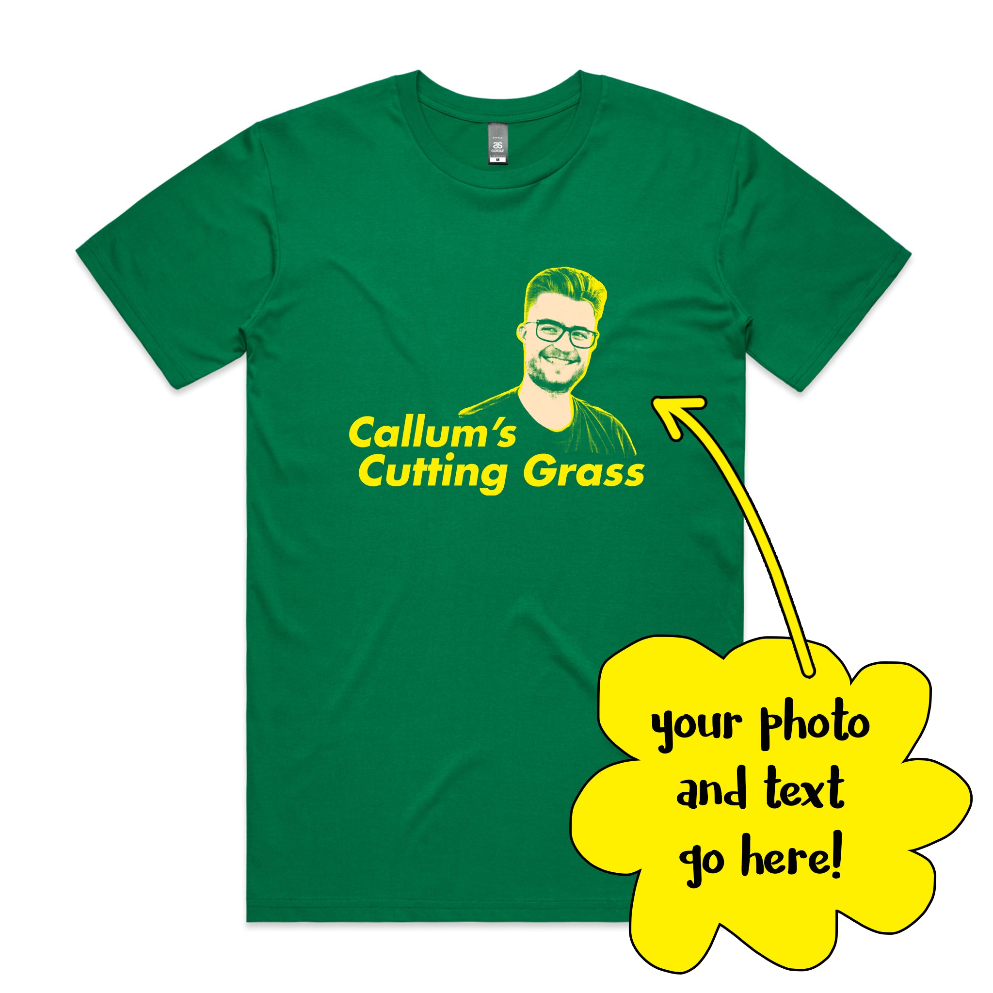 Custom Cutting Grass Tee
