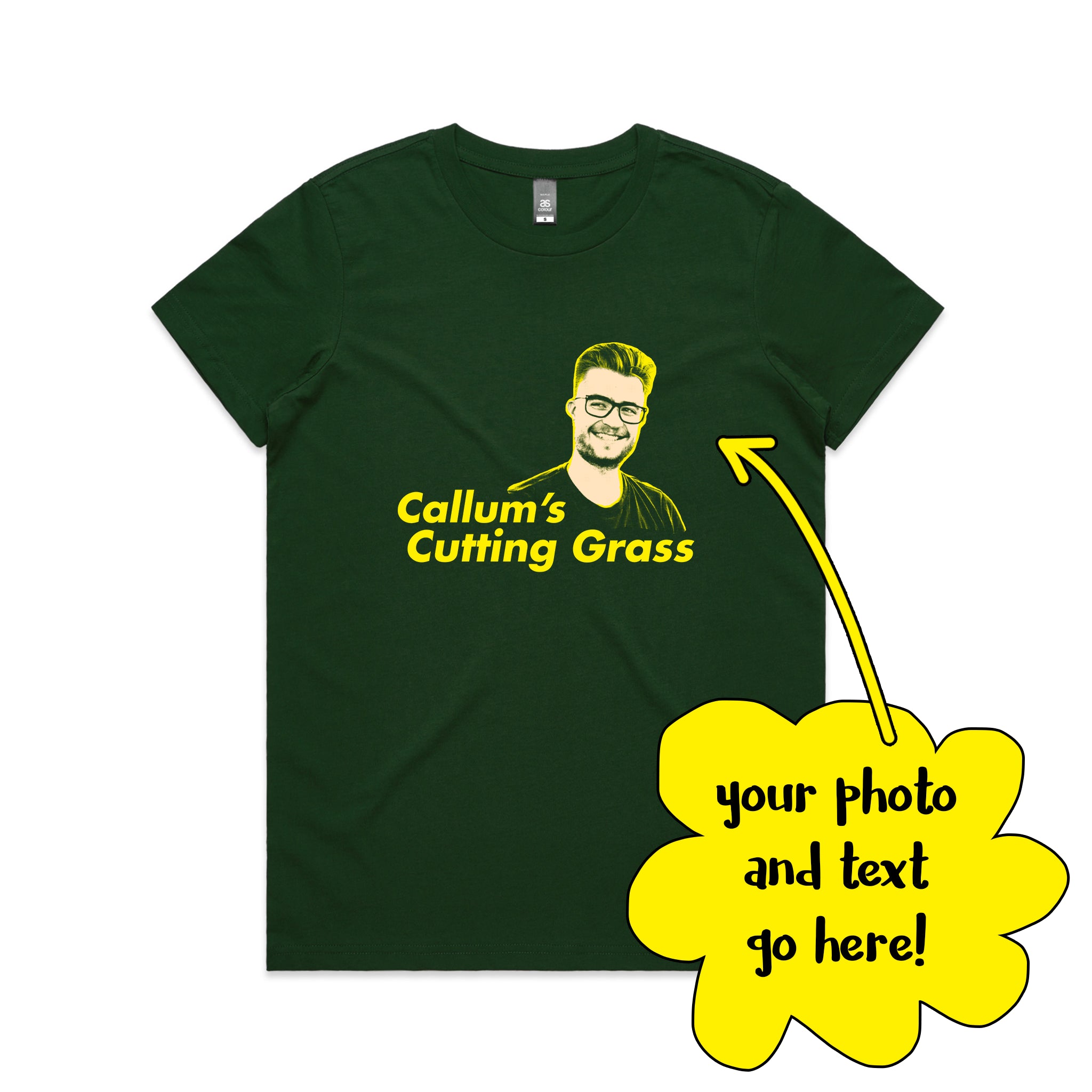 Custom Cutting Grass Tee